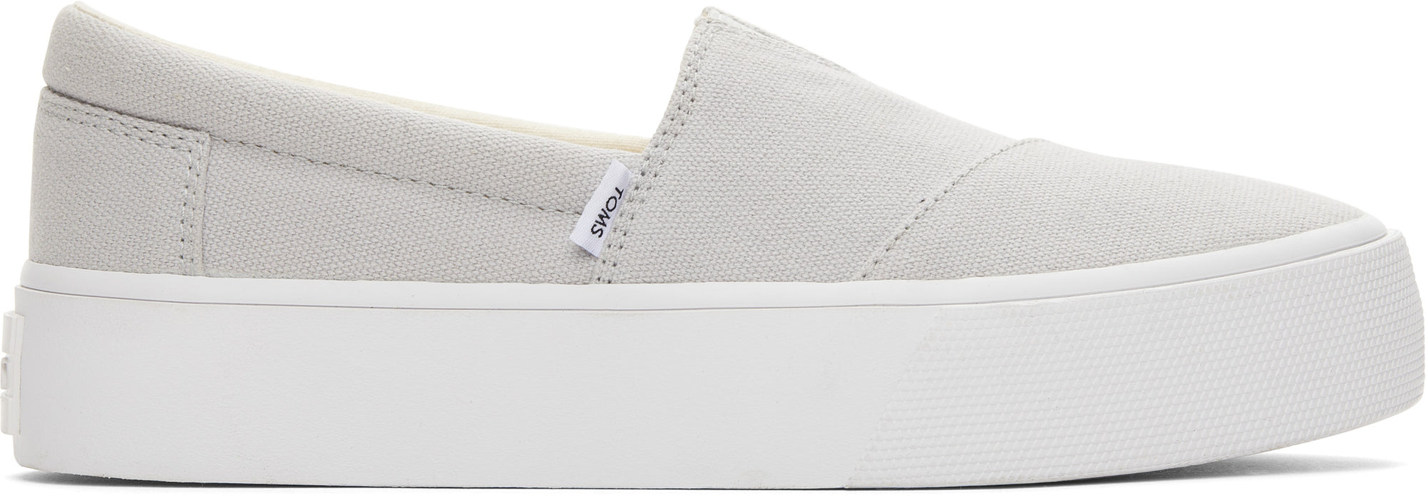 Dámské šedé slip-on TOMS Fenix Platform