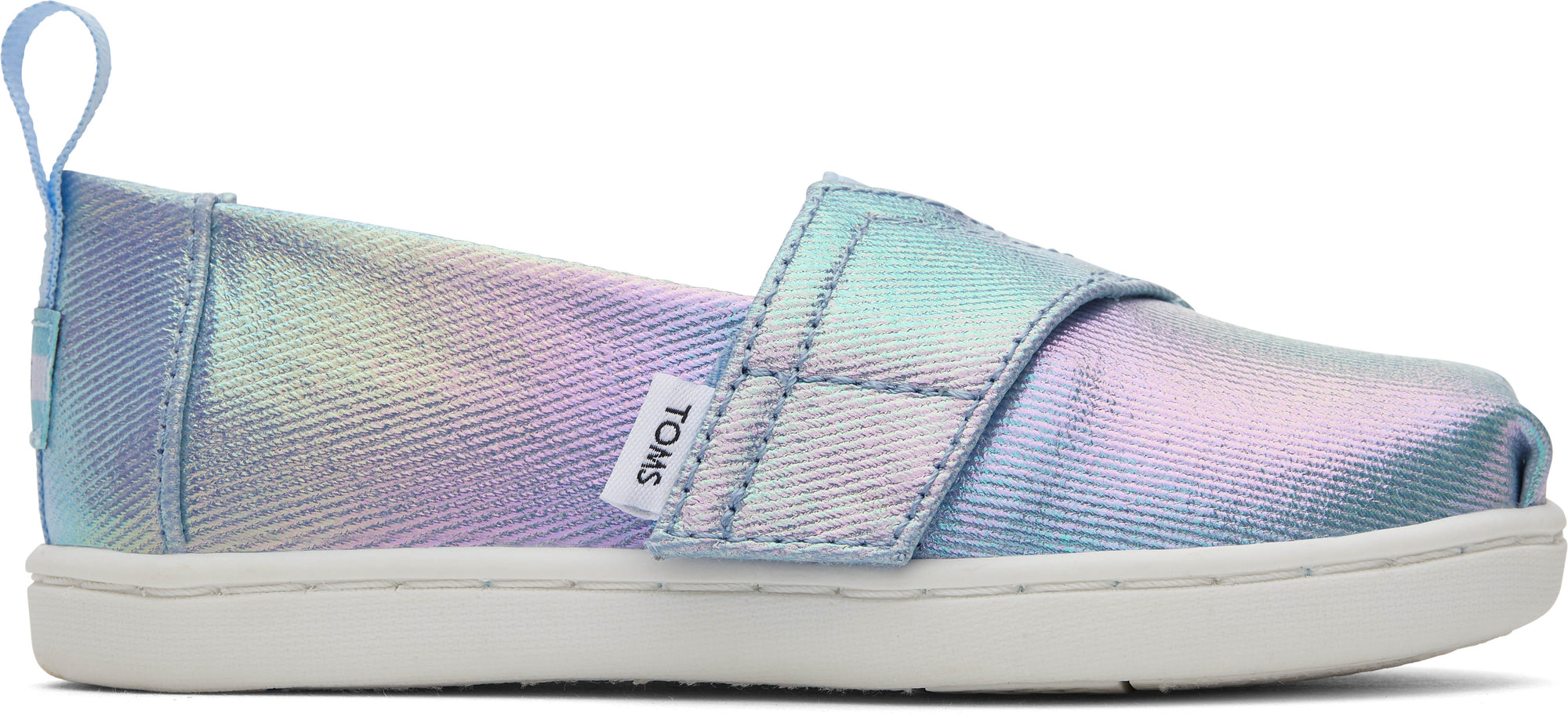 Dětské modré espadrilky TOMS Tiny Alpargata