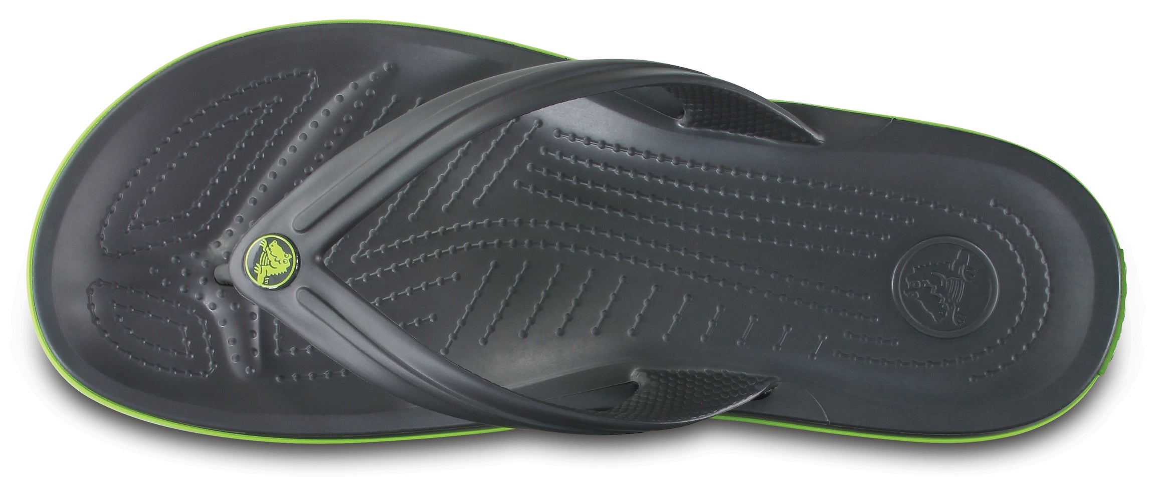 Crocband Flip  Graphite/Volt Green
