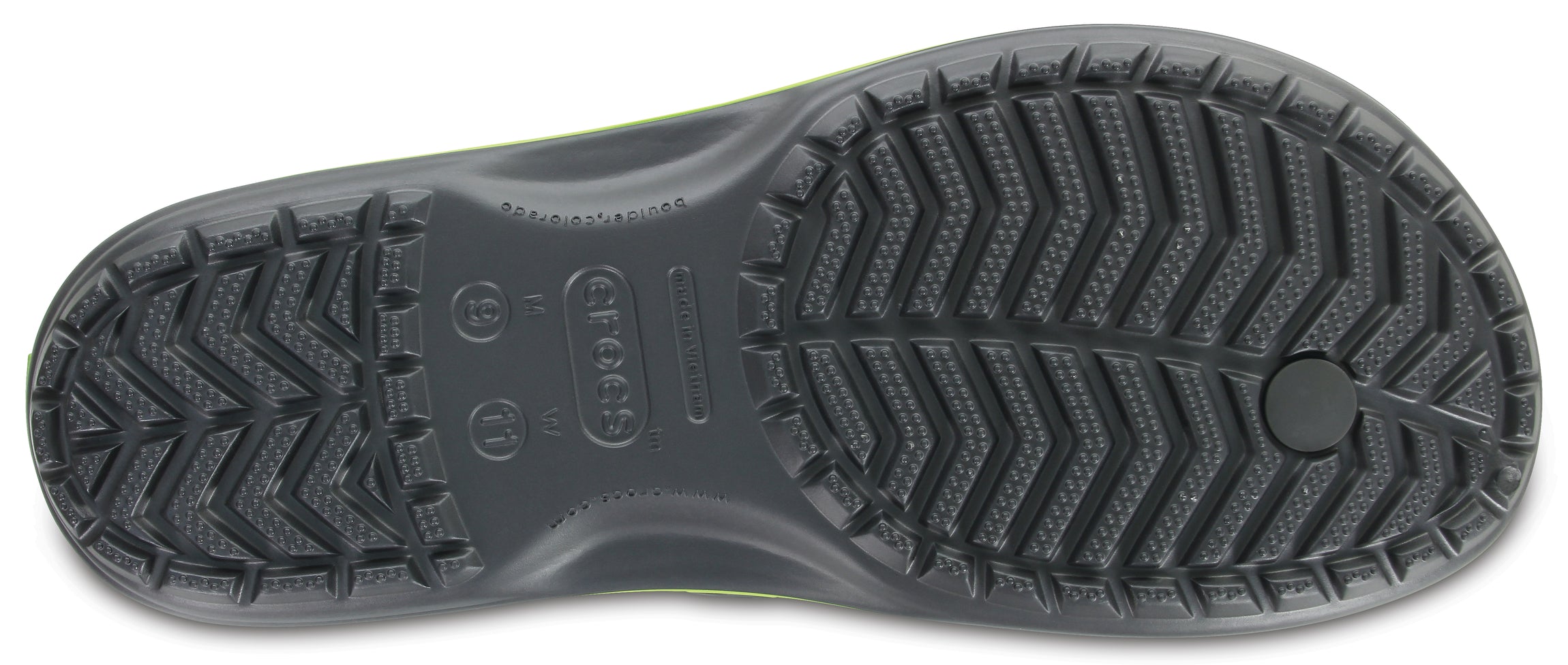 Crocband Flip  Graphite/Volt Green
