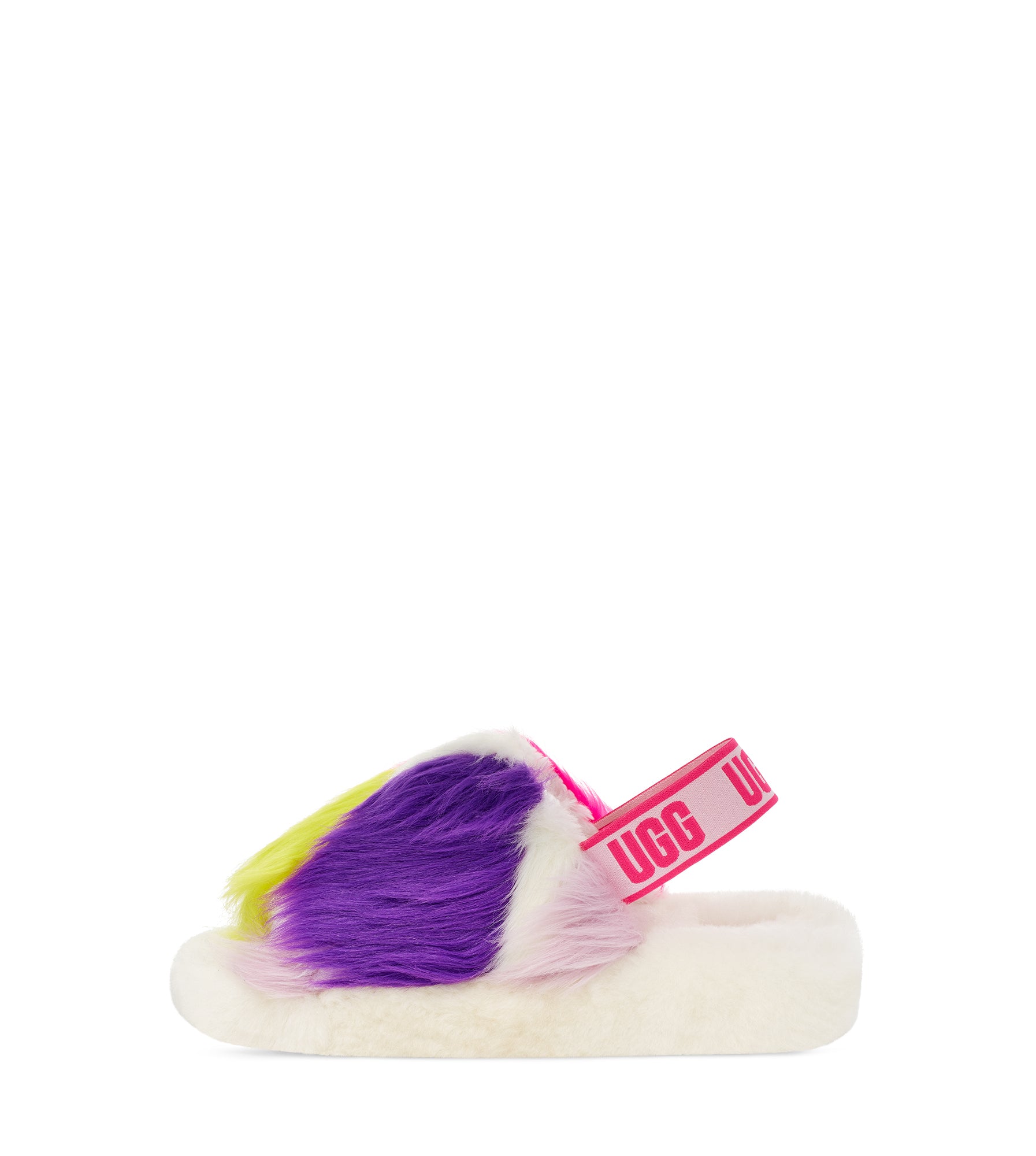 Boty UGG Fluff Yeah Party Spots White