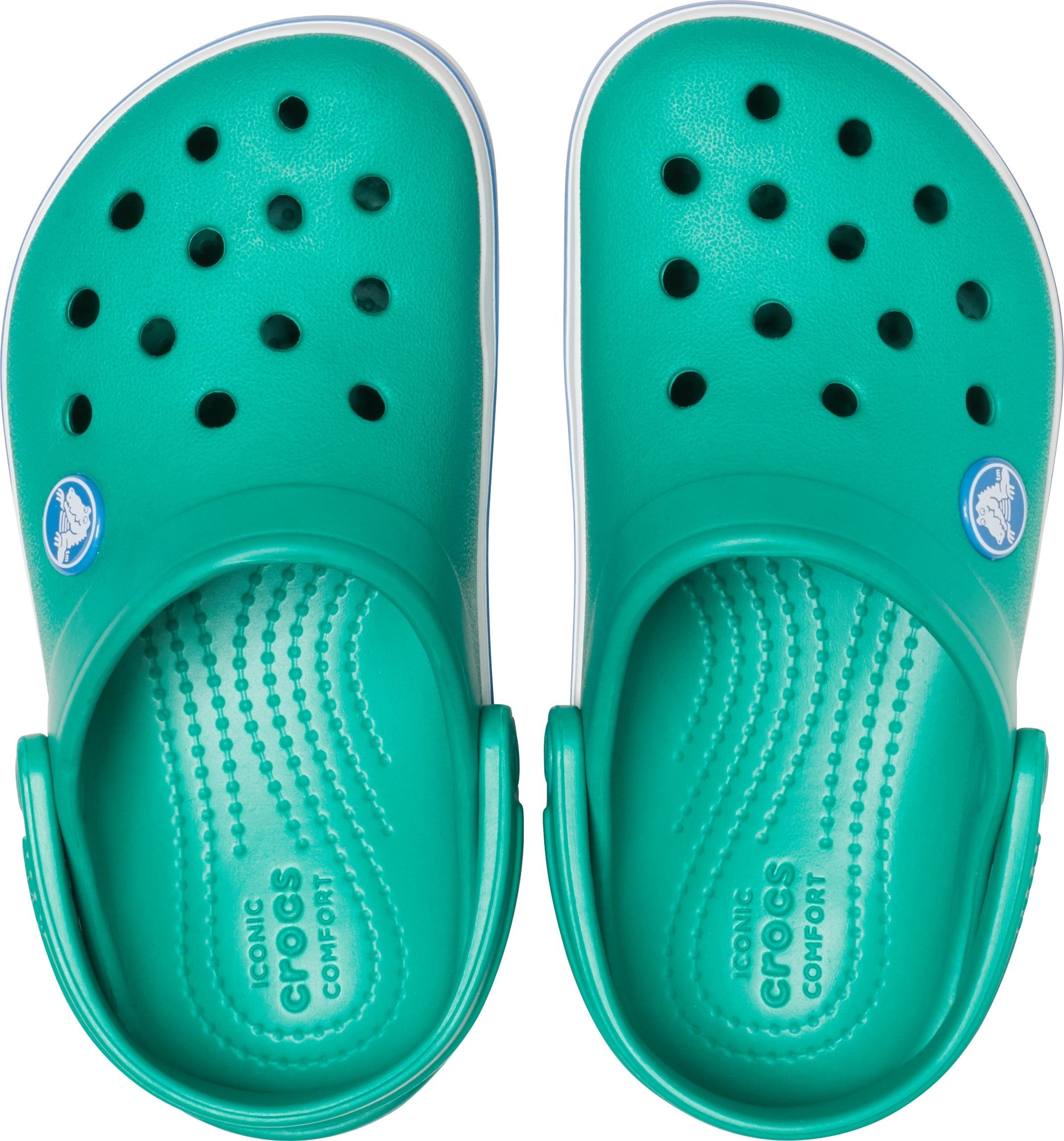 Crocband Clog K Deep Green/Prep Blue