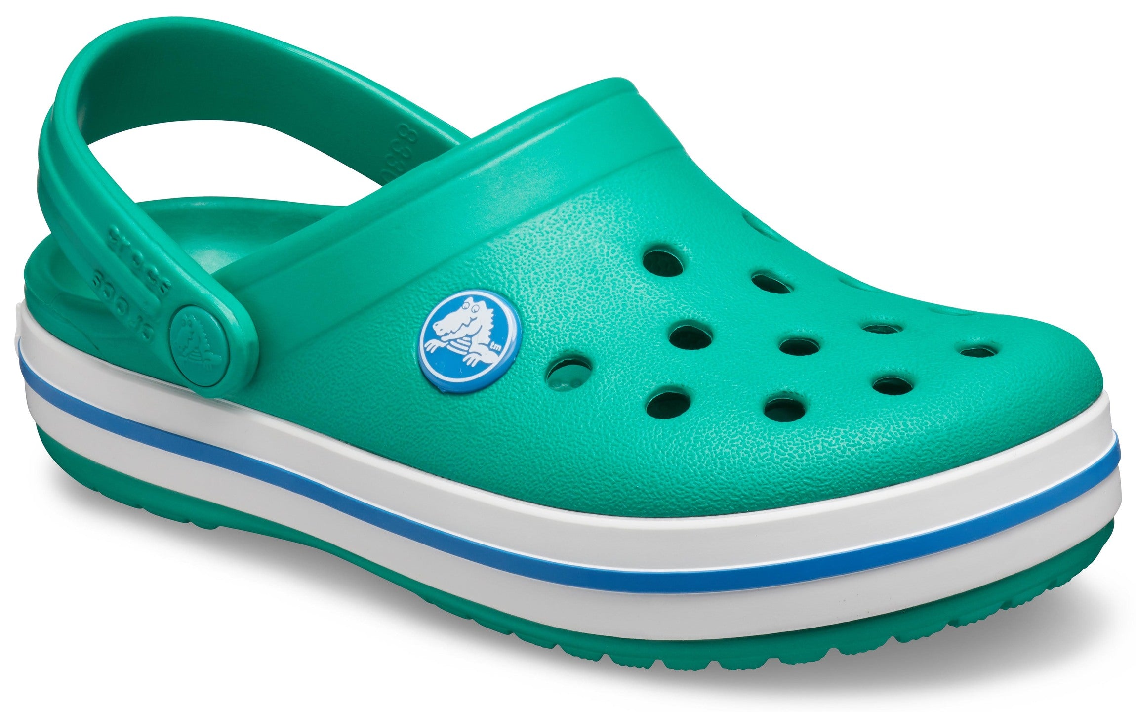 Crocband Clog K Deep Green/Prep Blue