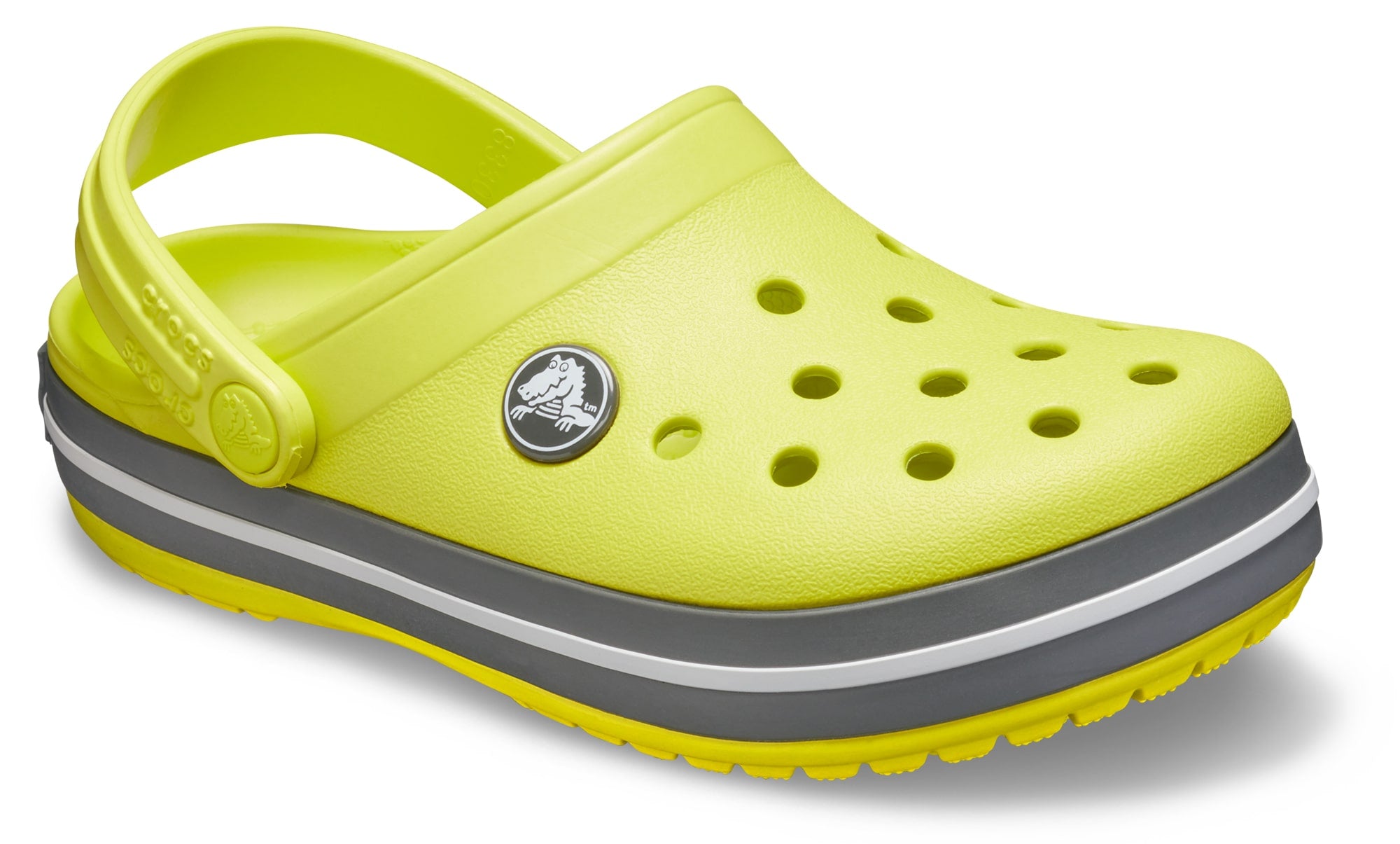 Crocband Clog K Citrus/Slate Grey