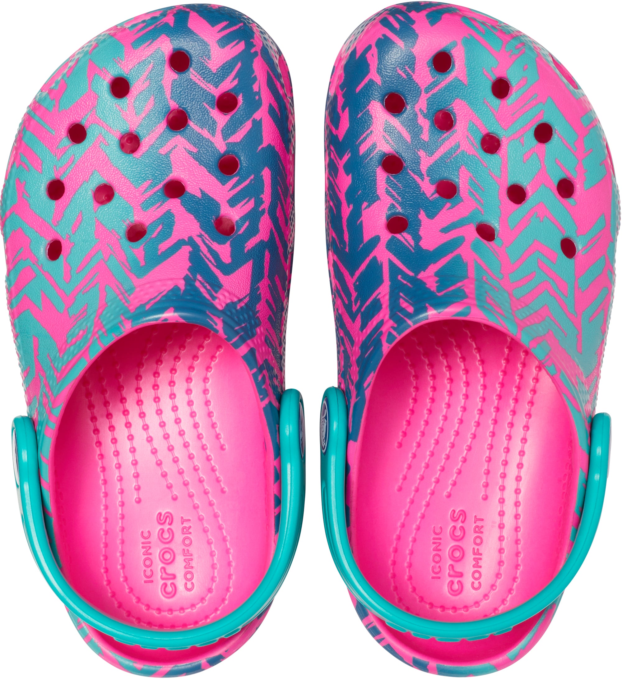 Classic Graphic Clog K Neon Magenta
