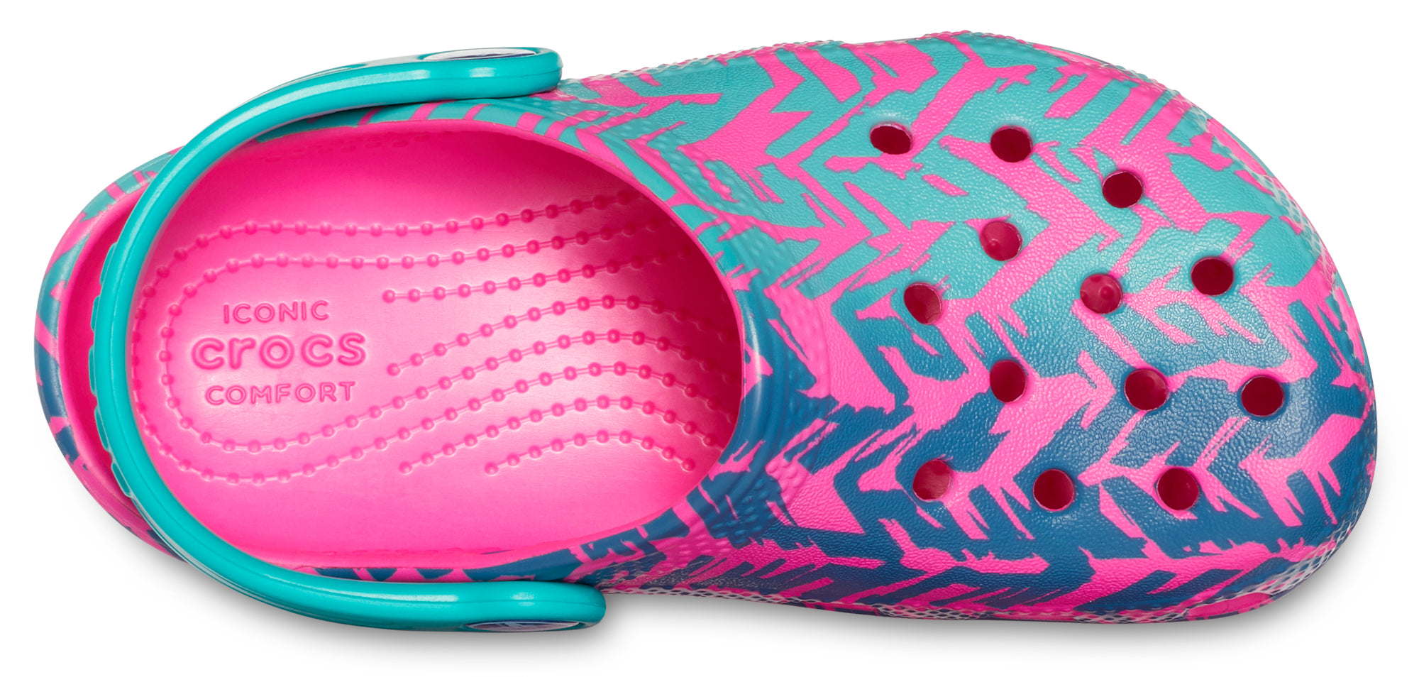 Classic Graphic Clog K Neon Magenta