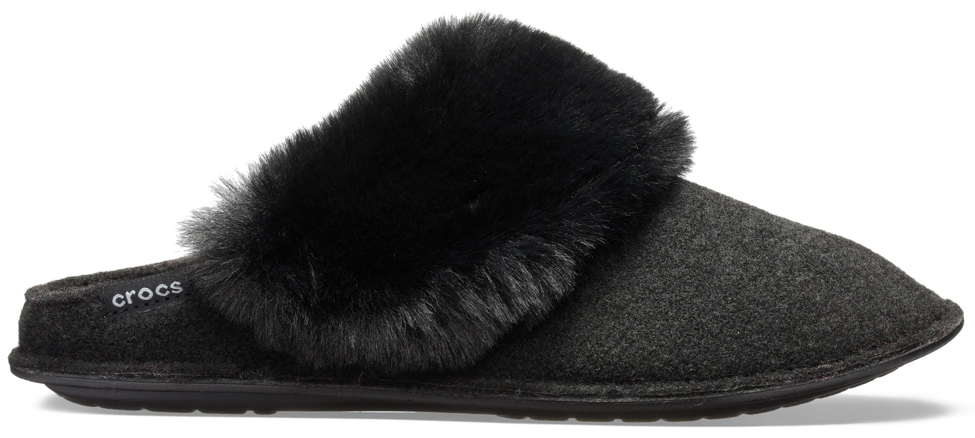 Classic Luxe Slipper Black