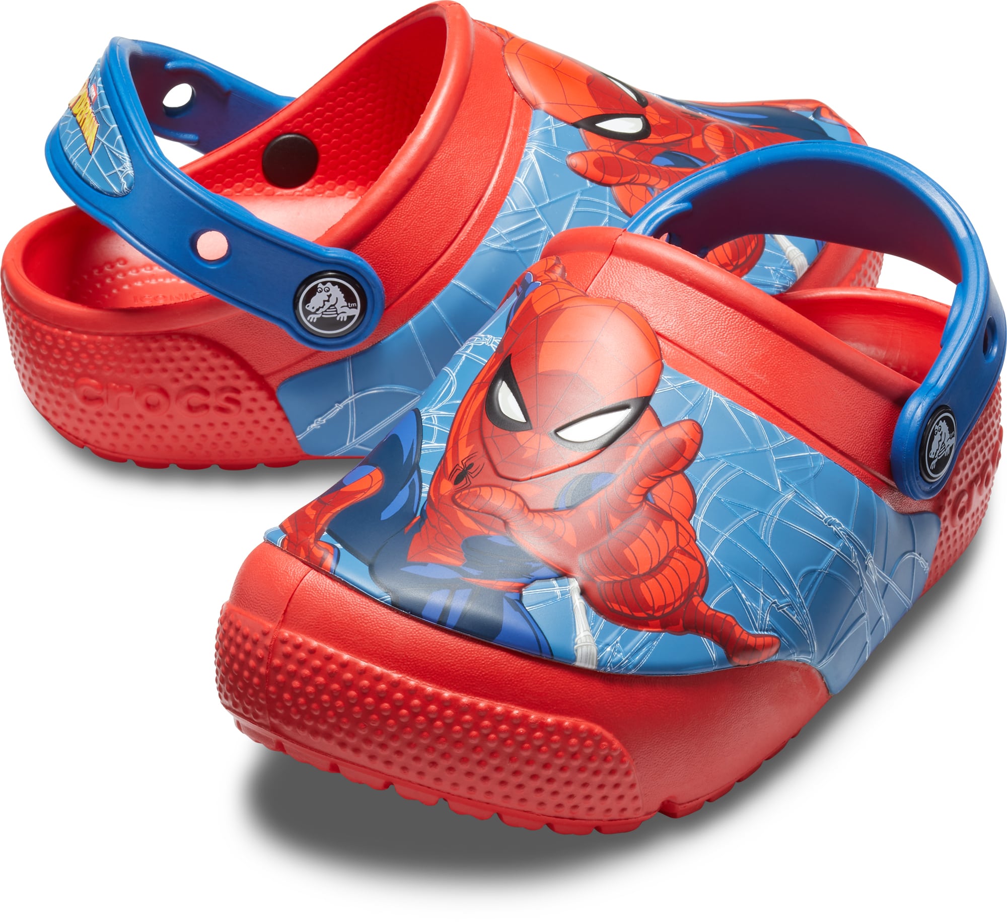 CrocsFL SpiderMan Lts Clg K Flame Flame