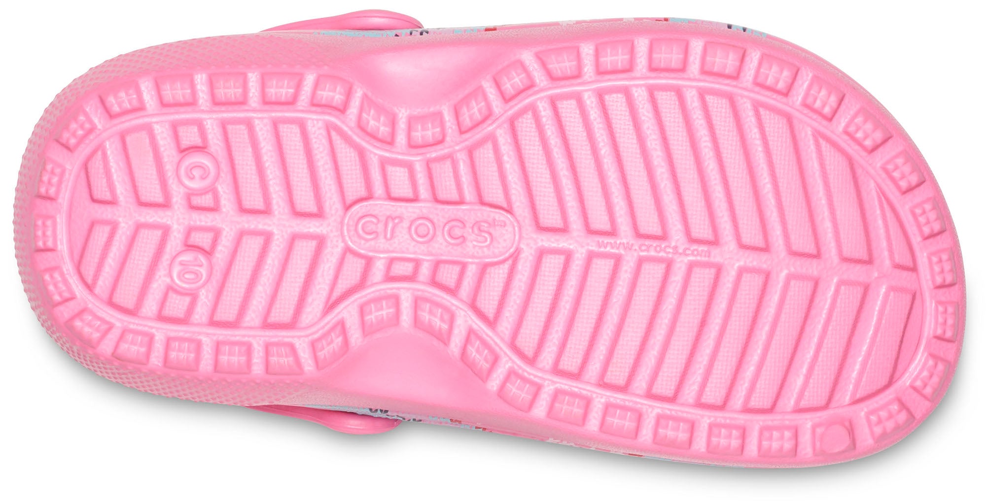 Classic Printed Lined Clog K Pink Lemonade