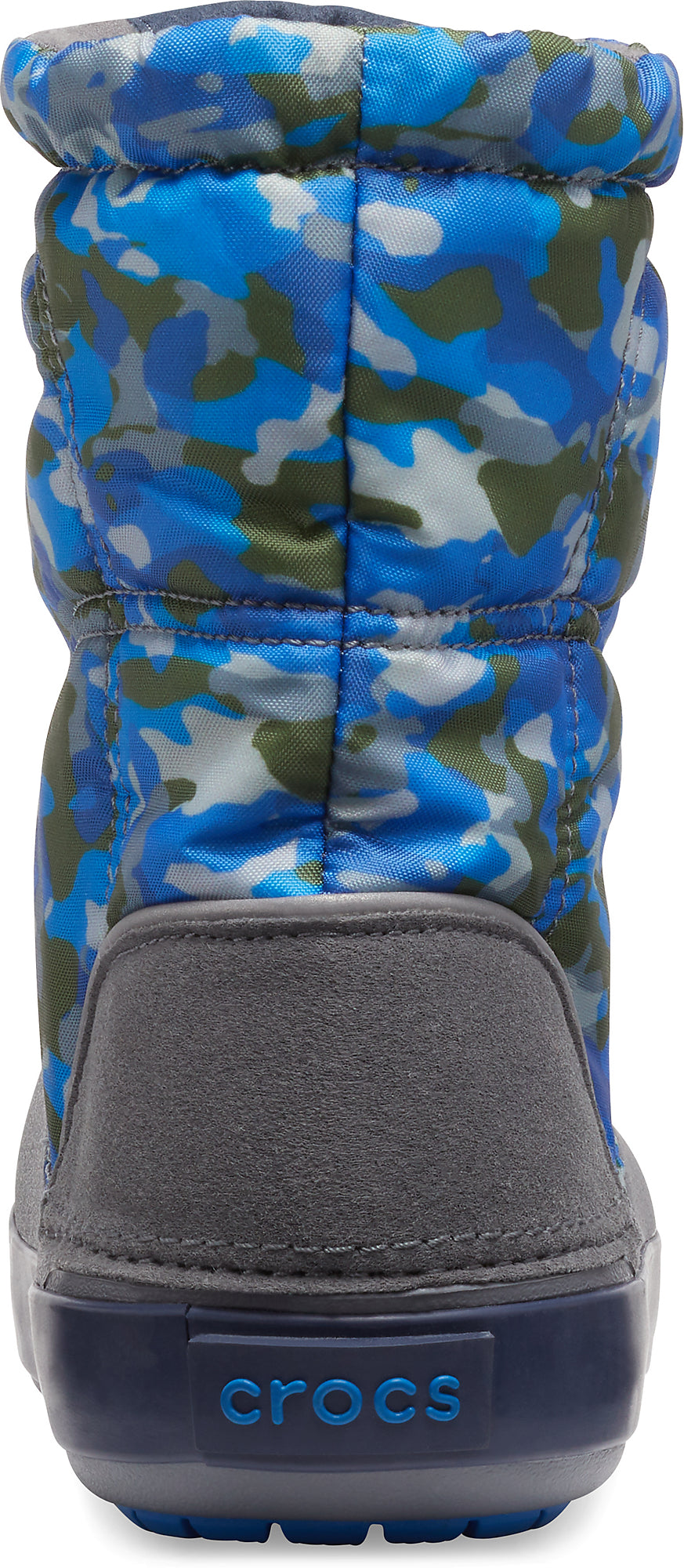 Crocband LodgePoint Graphic Winter Boot K Army Green/Charcoal