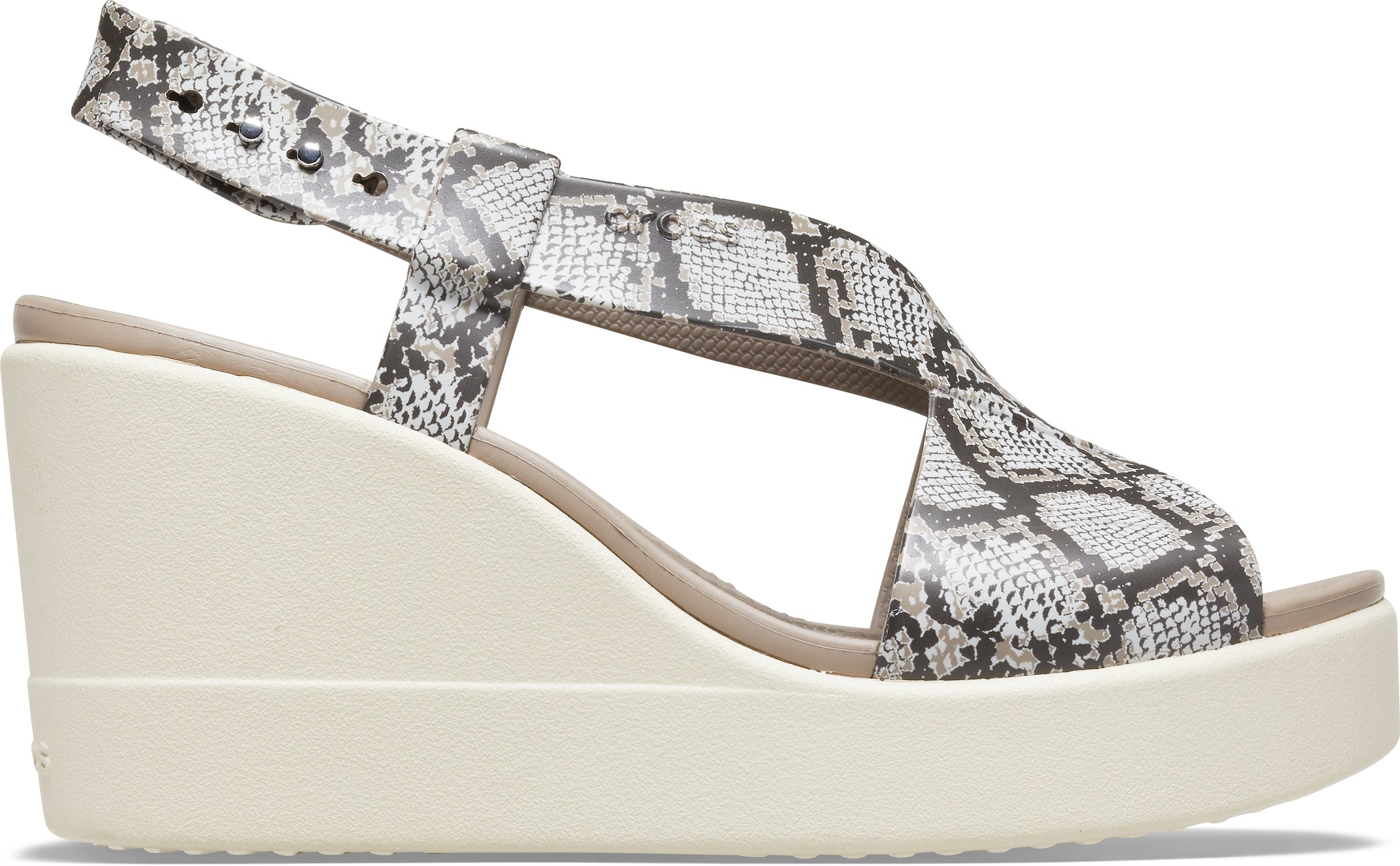 Crocs Brooklyn High Wedge W Multi/Stucco