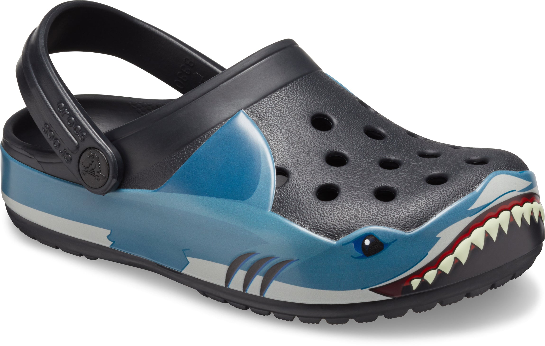 Crocs Fun Lab Shark Band Clg K Black