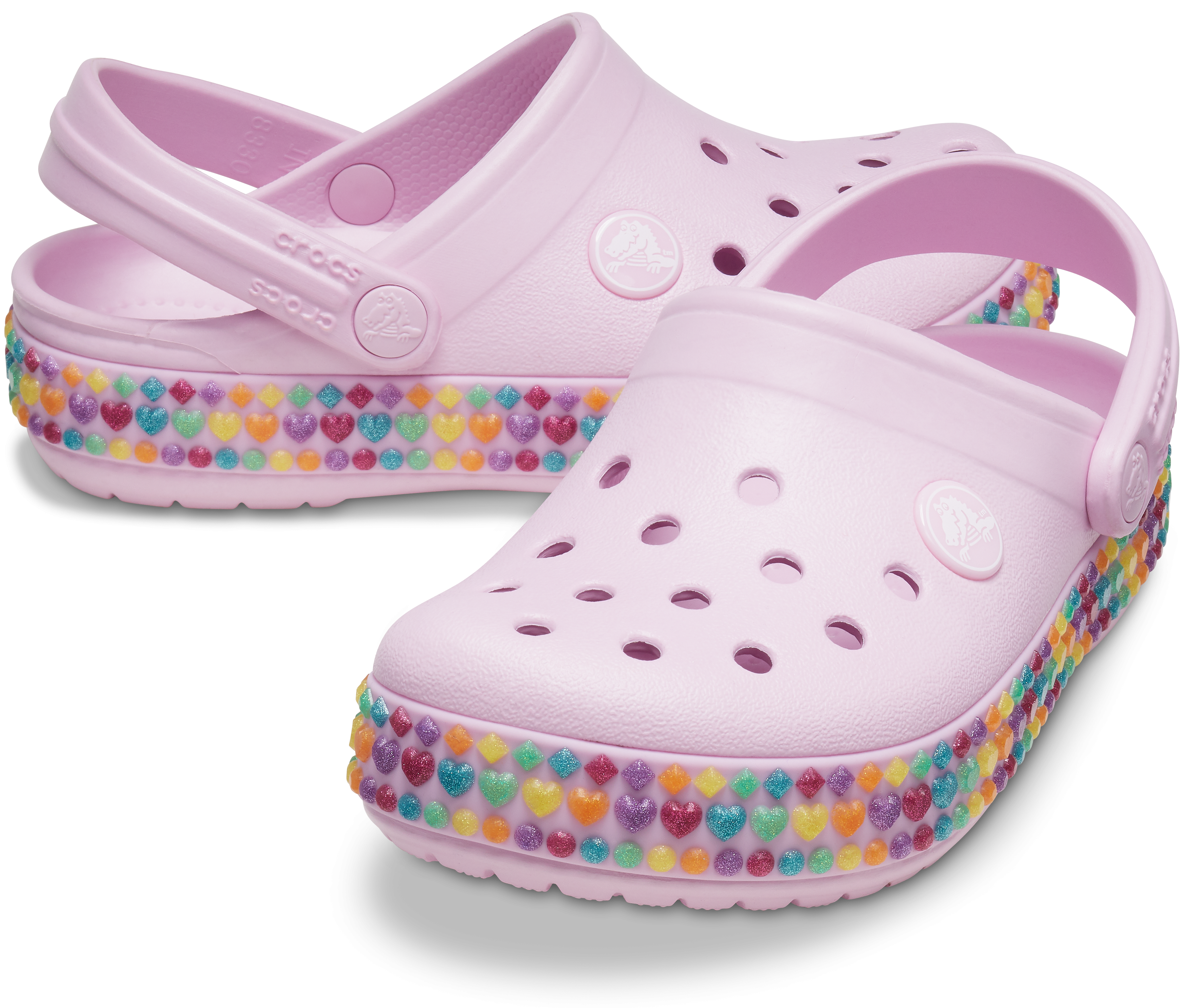 Crocband Gem Band Clog T BlrnaPink