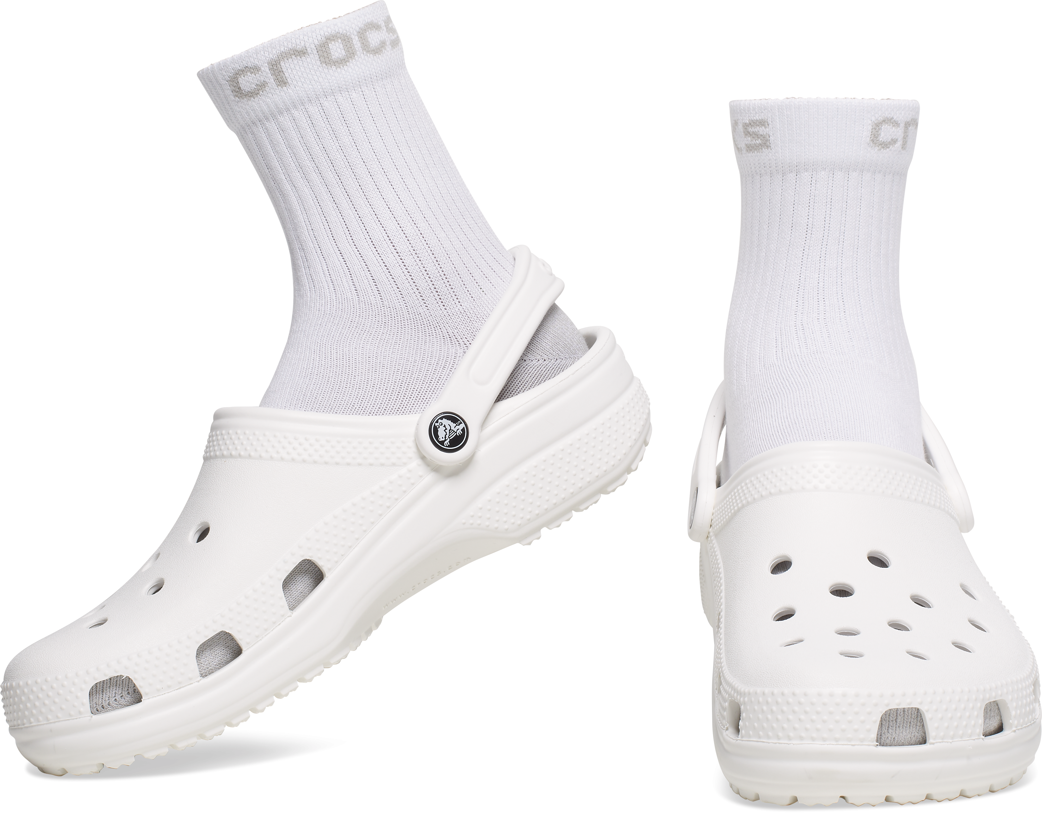 Crocs socks adult quarter sol 3 pack