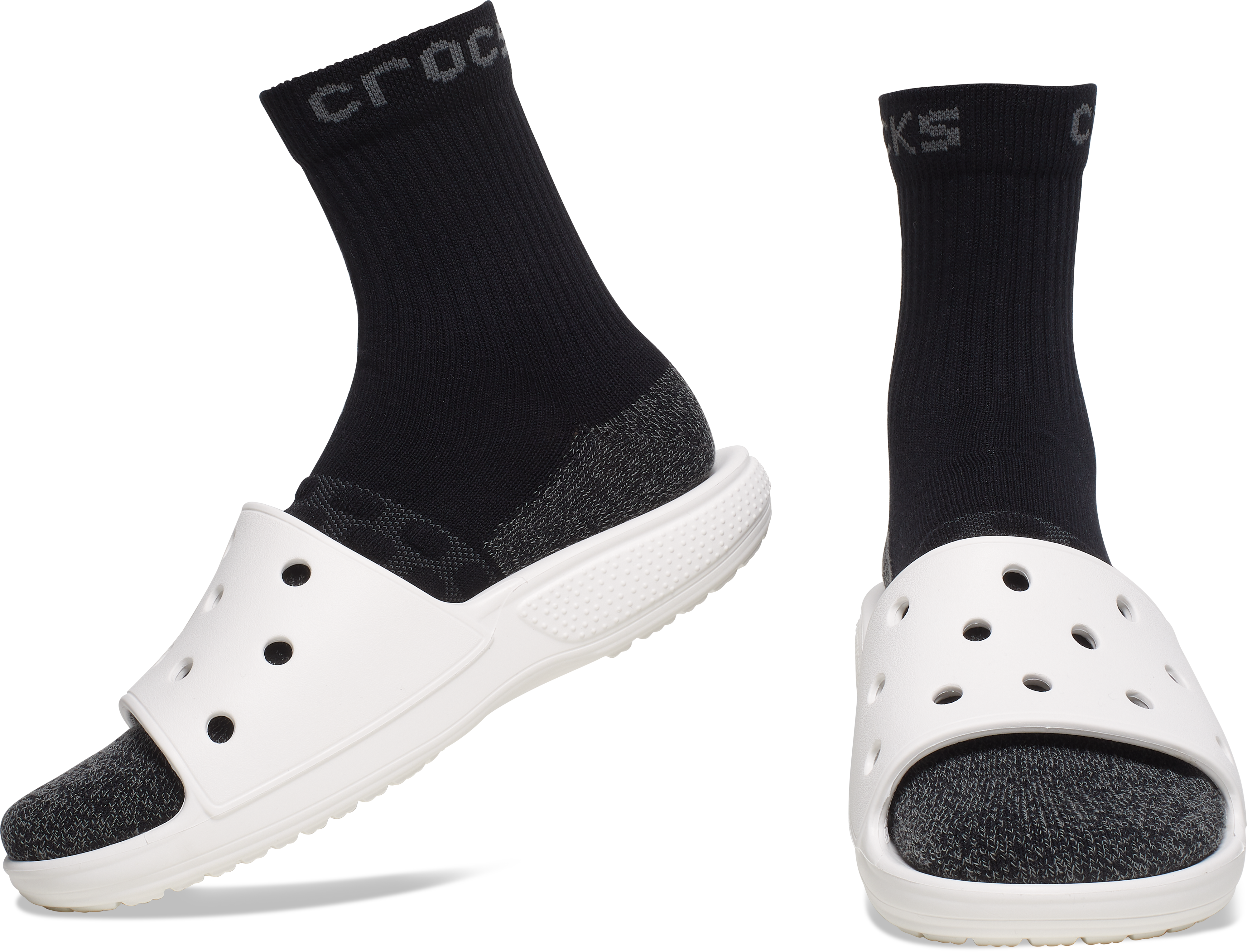 Crocs socks adult quarter sol 3 pack