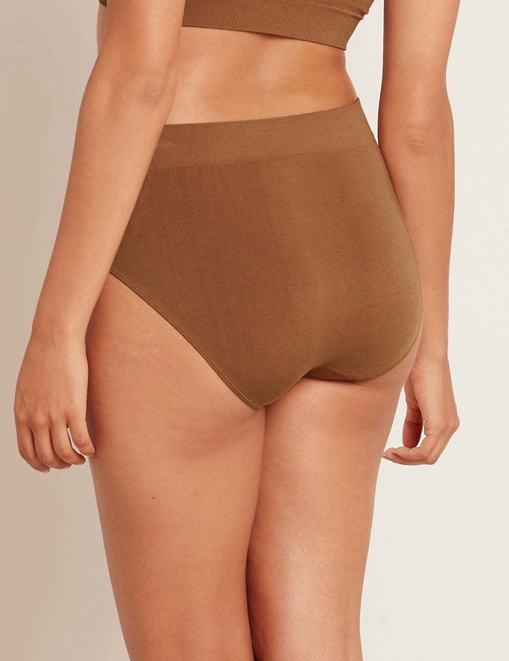 Hnědé kalhotky Boody Full Briefs