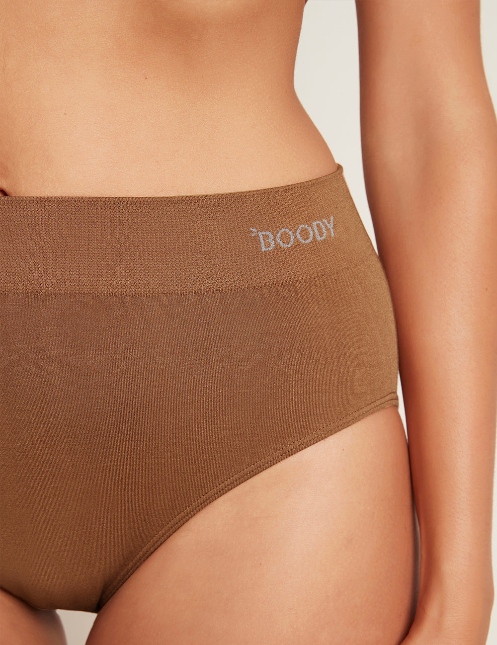 Hnědé kalhotky Boody Full Briefs