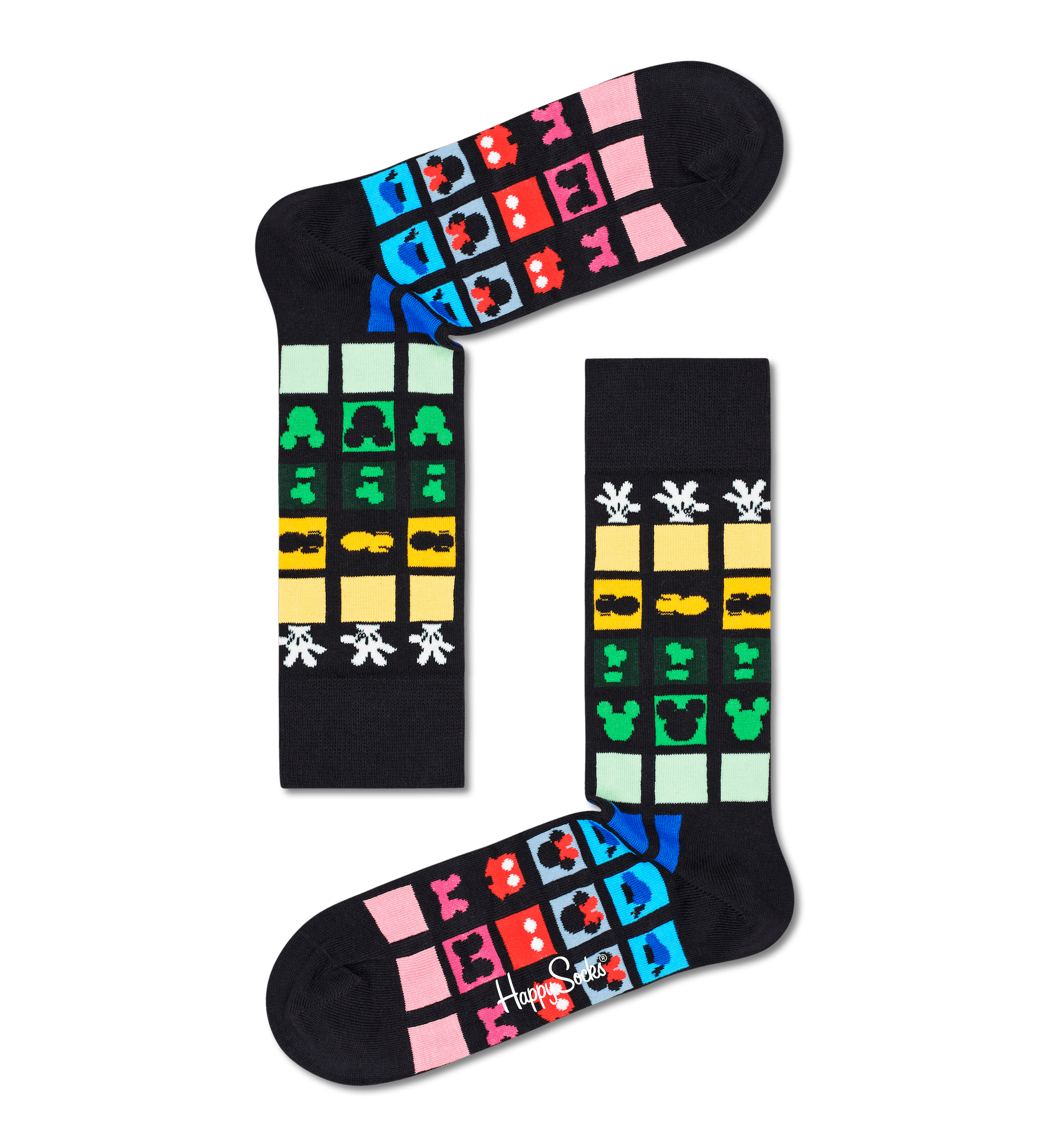 Barevné ponožky Happy Socks x Disney, vzor Keep It Together
