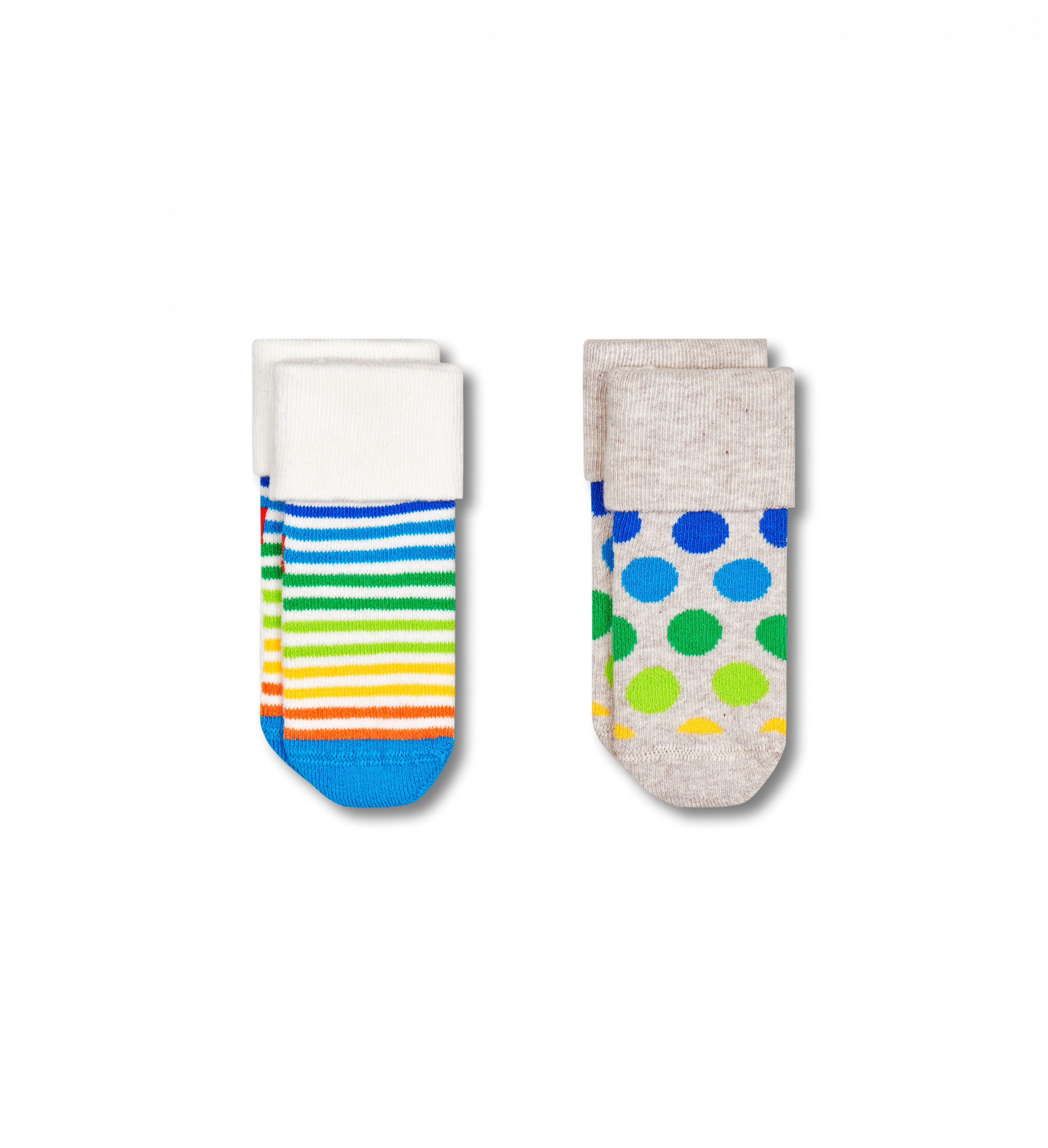 Dětské ponožky Happy Socks pro miminka, vzor Abstract - 2 páry