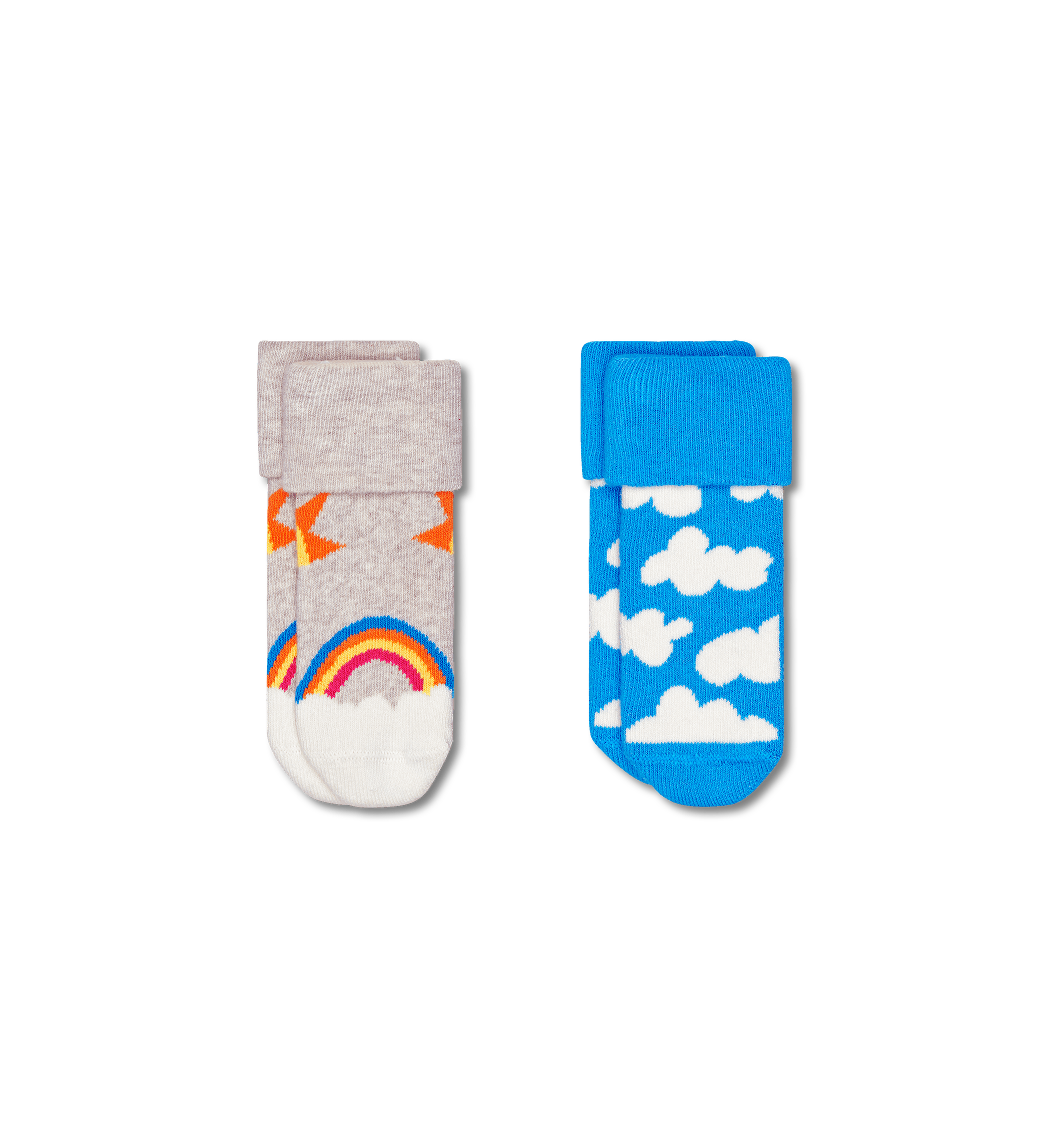 Dětské ponožky Happy Socks pro miminka, vzor After Rain - 2 páry