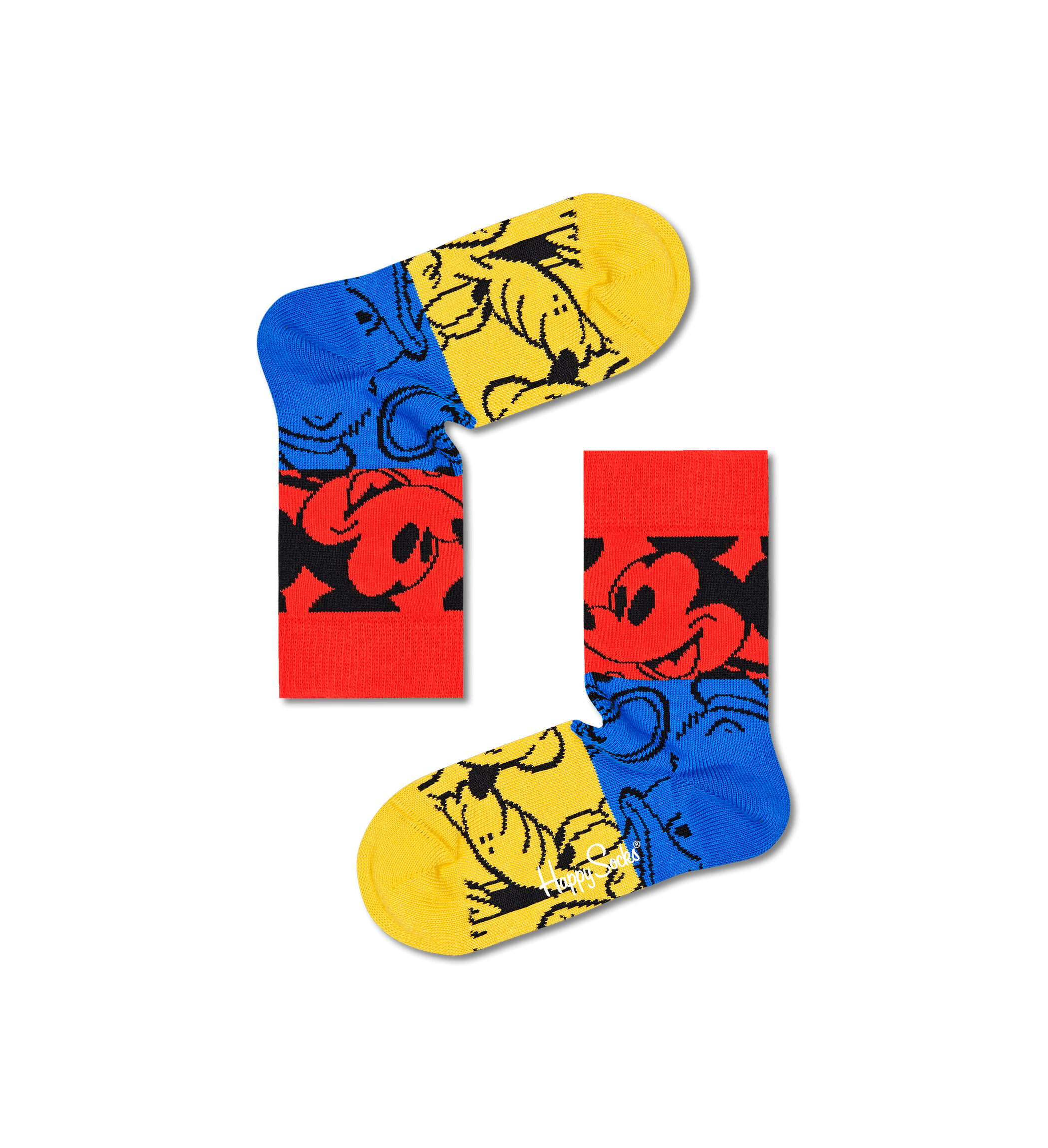 Dětské barevné ponožky Happy Socks x Disney, vzor Colorful Friends