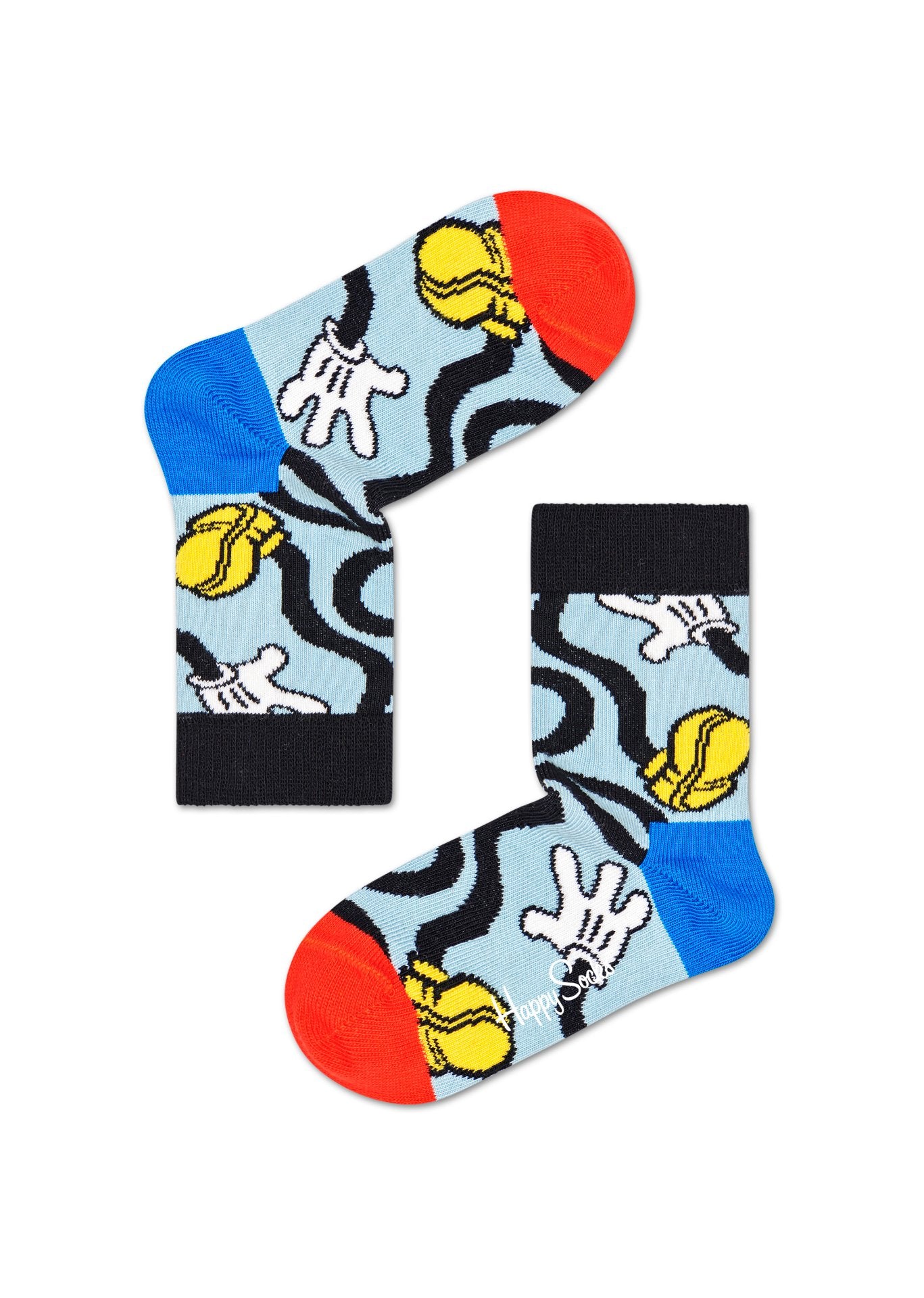 Dětské modré ponožky s Mickey Mousem, Happy Socks x Disney