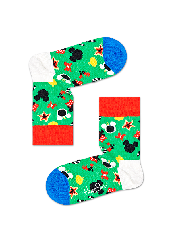 Dětské zelené ponožky Happy Socks x Disney - vzor Treemendous