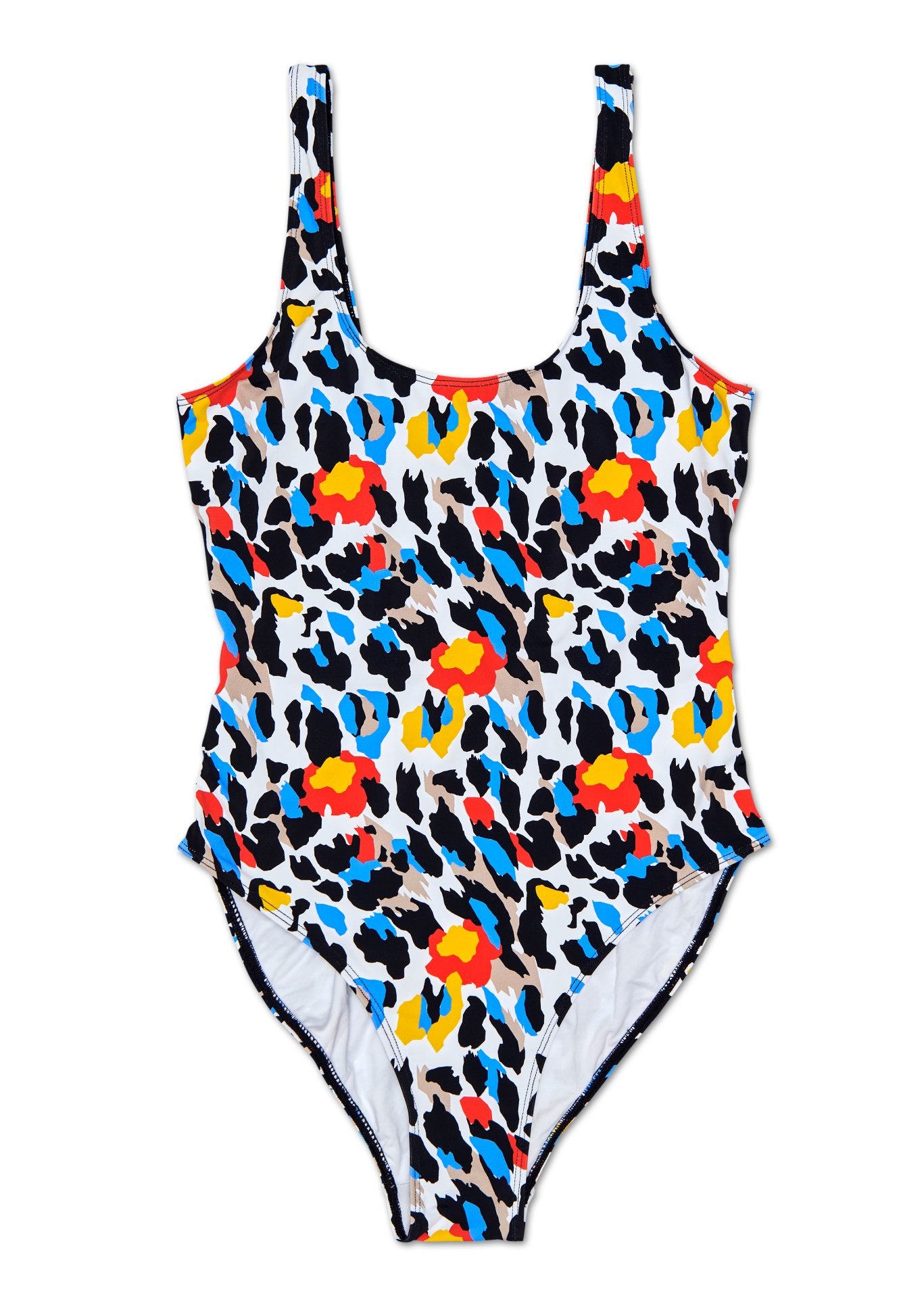 Dámské barevné plavky Happy Socks, vzor Leopard