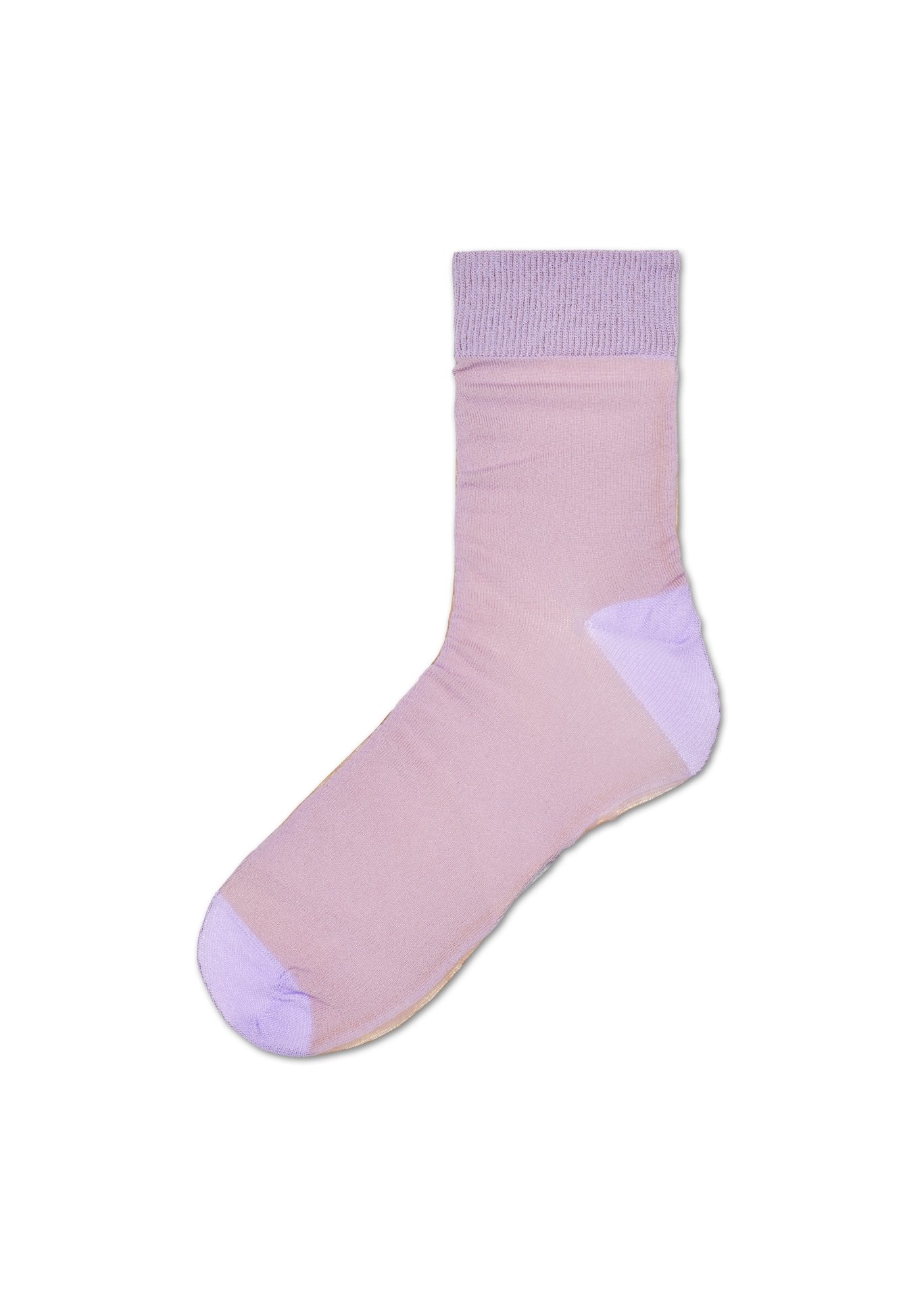 Dámské fialovo-tělové ponožky Happy Socks Filippa // kolekce Hysteria