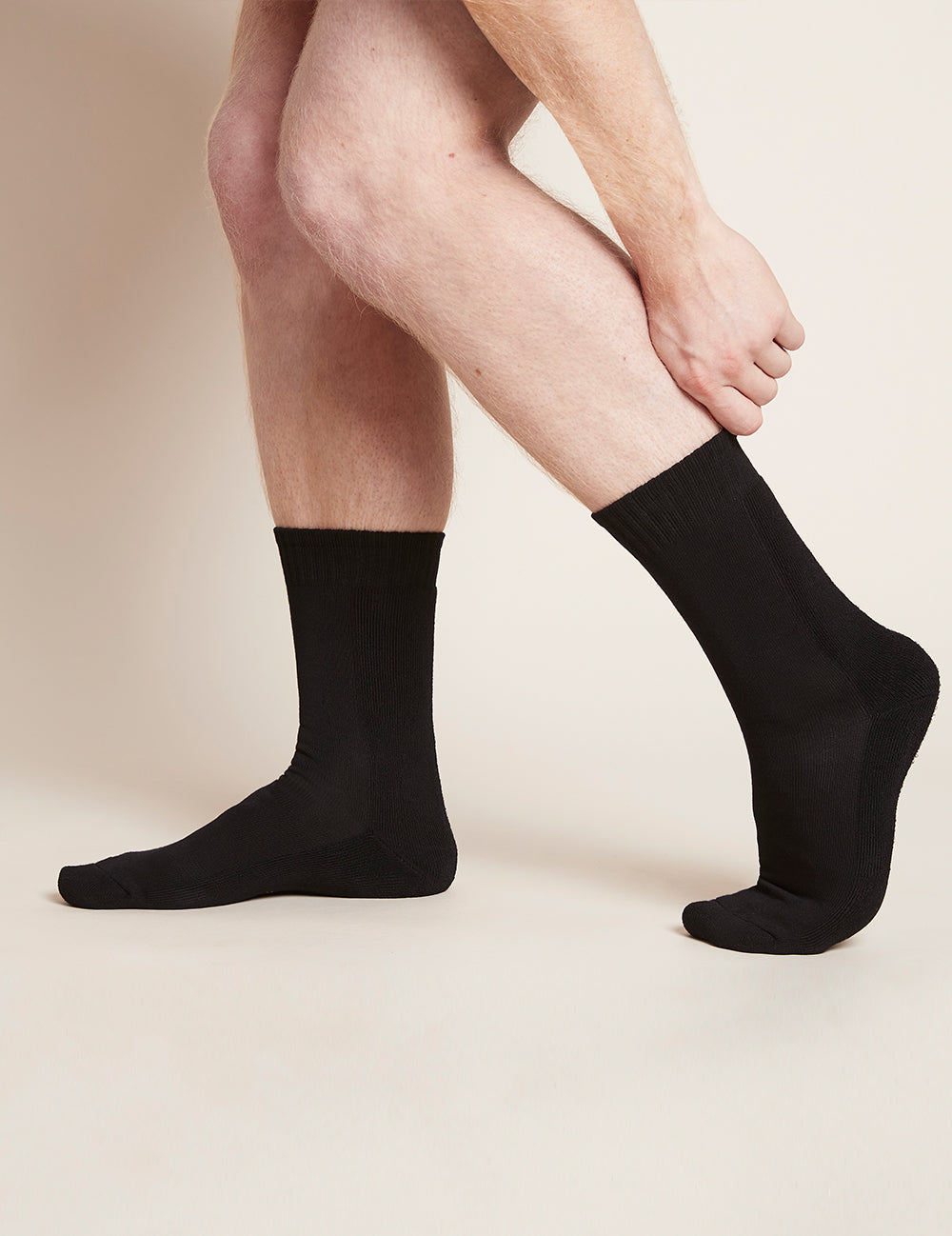 Pánské černé ponožky Boody Men's Work/Boot Socks