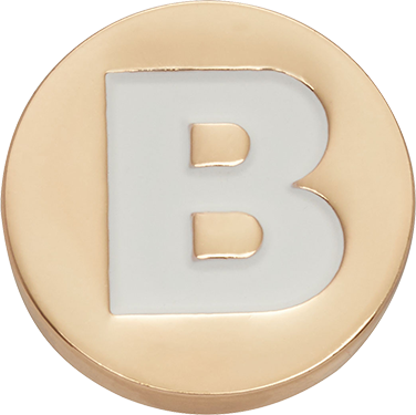 Odznáček Jibbitz - Gold Letter B