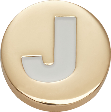 Odznáček Jibbitz - Gold Letter J