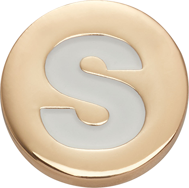Odznáček Jibbitz - Gold Letter S