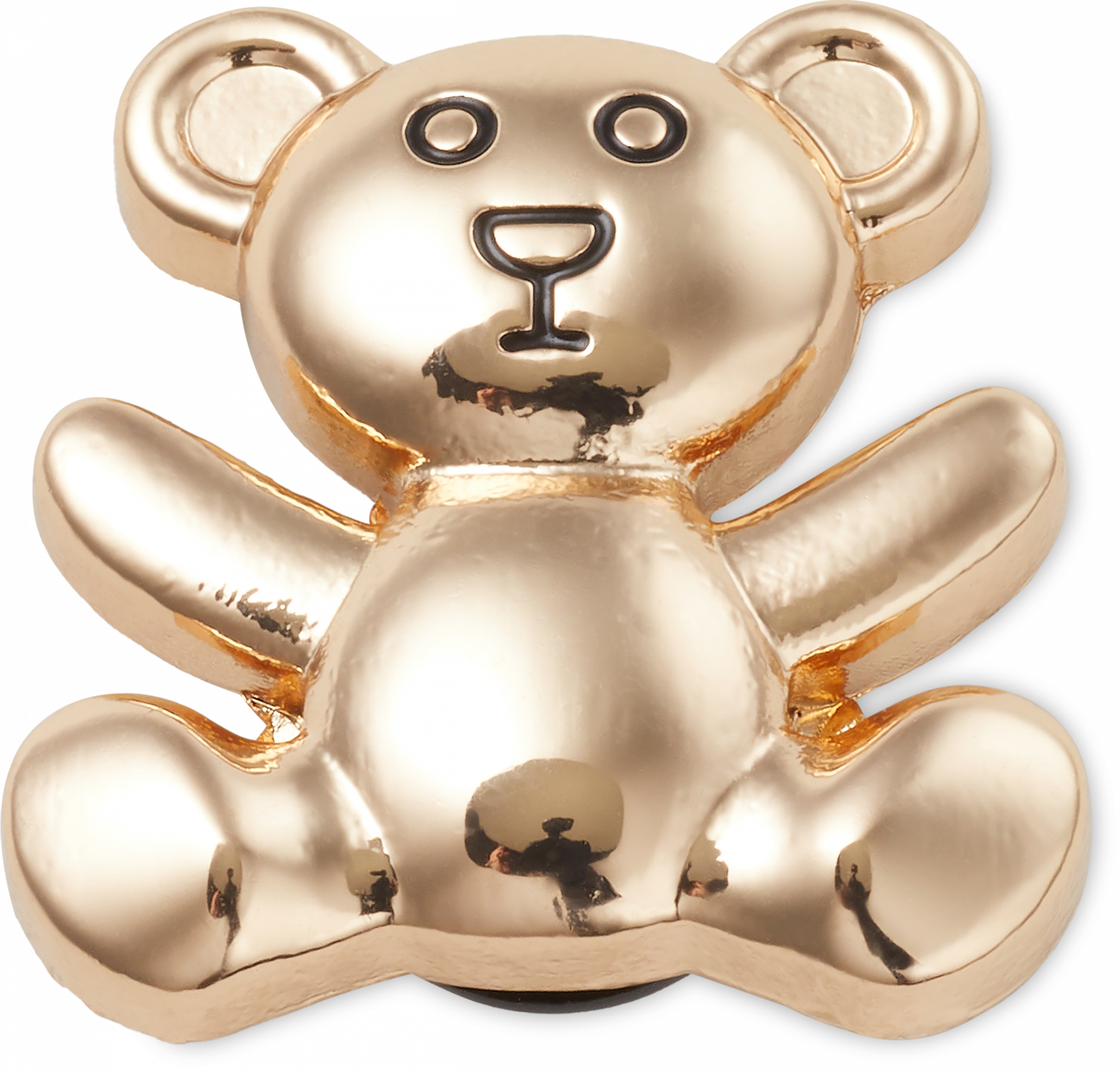 Odznáček Jibbitz - Gold Teddy Bear