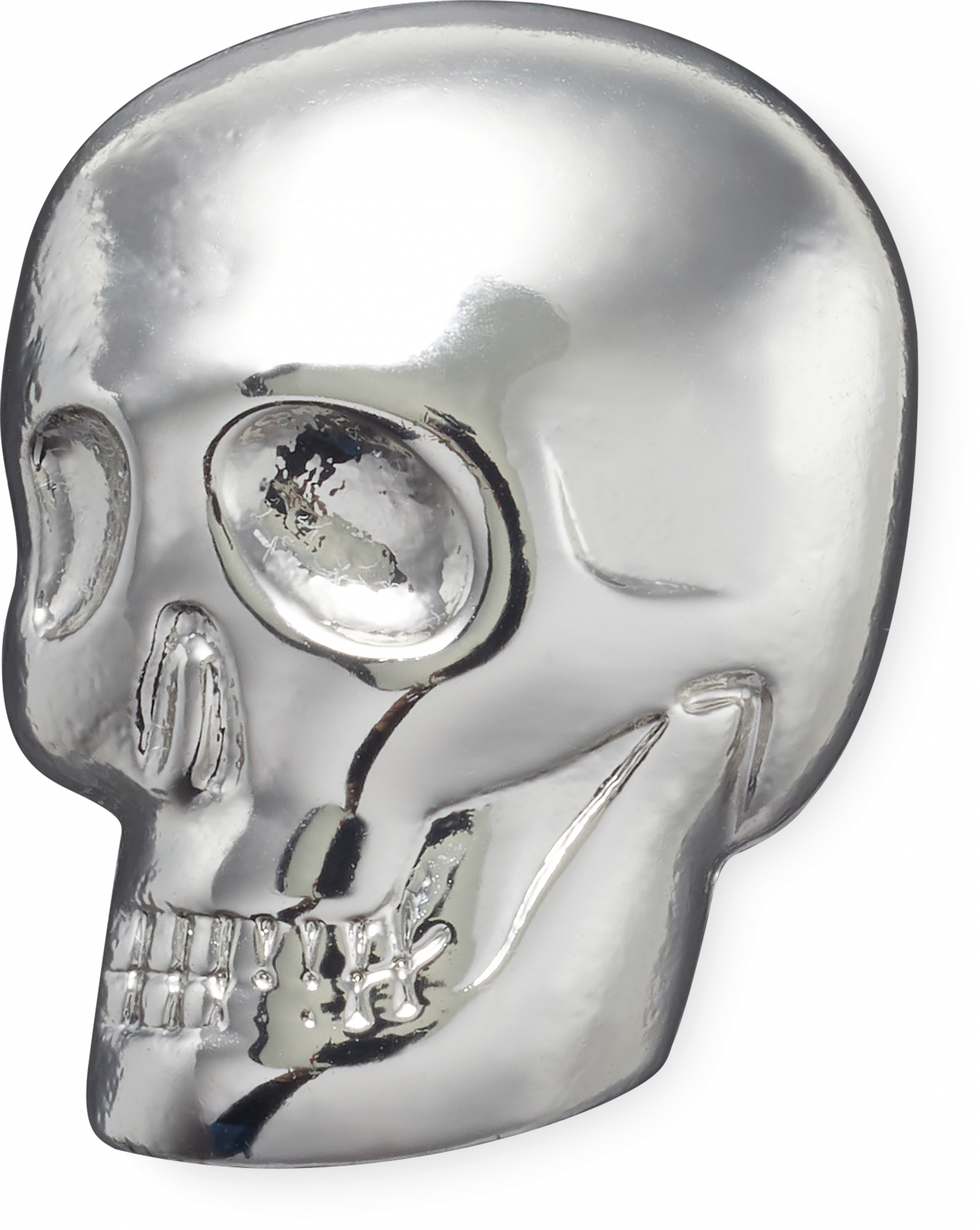 Odznáček Jibbitz - Silver Skull