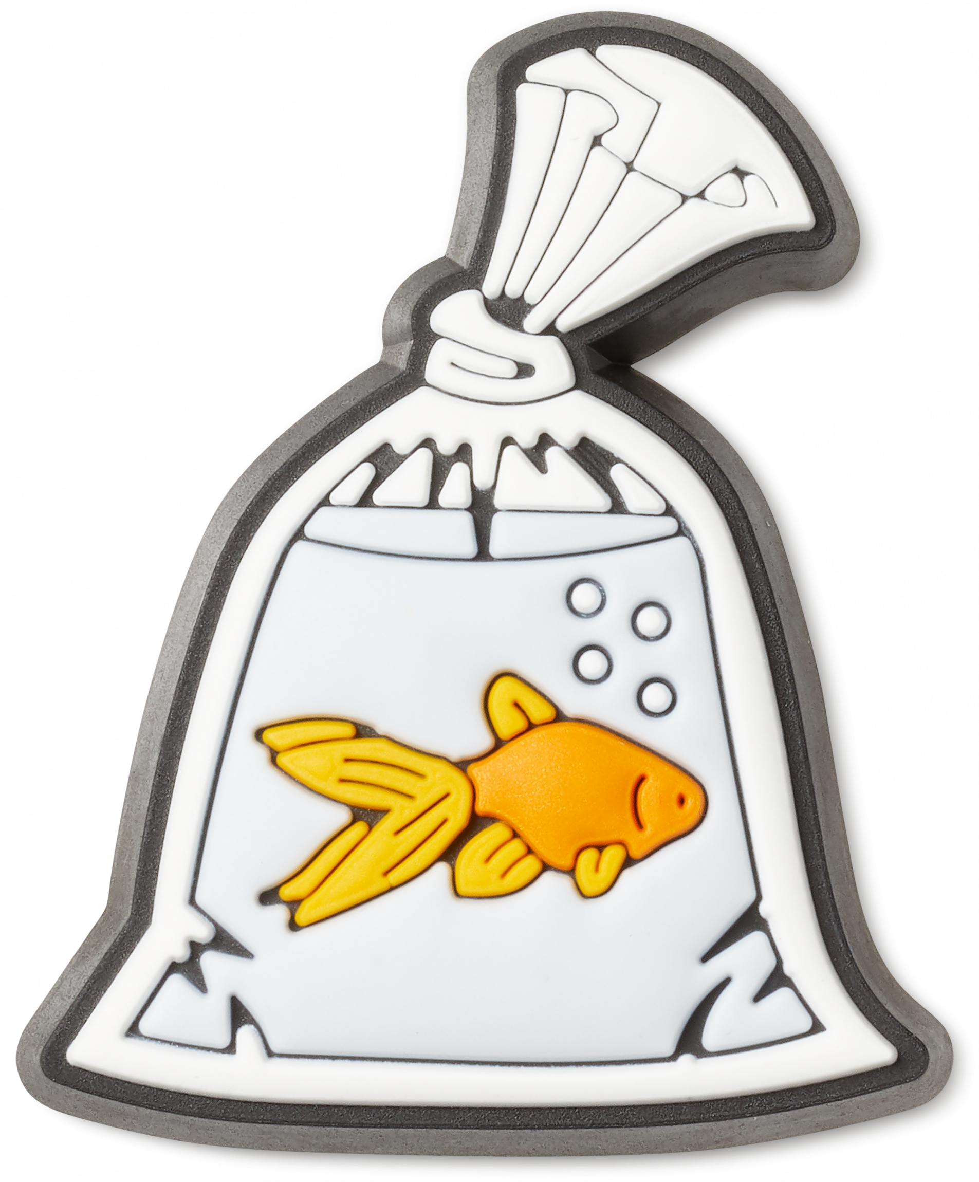 Odznáček Jibbitz - Gold Fish in Baggy