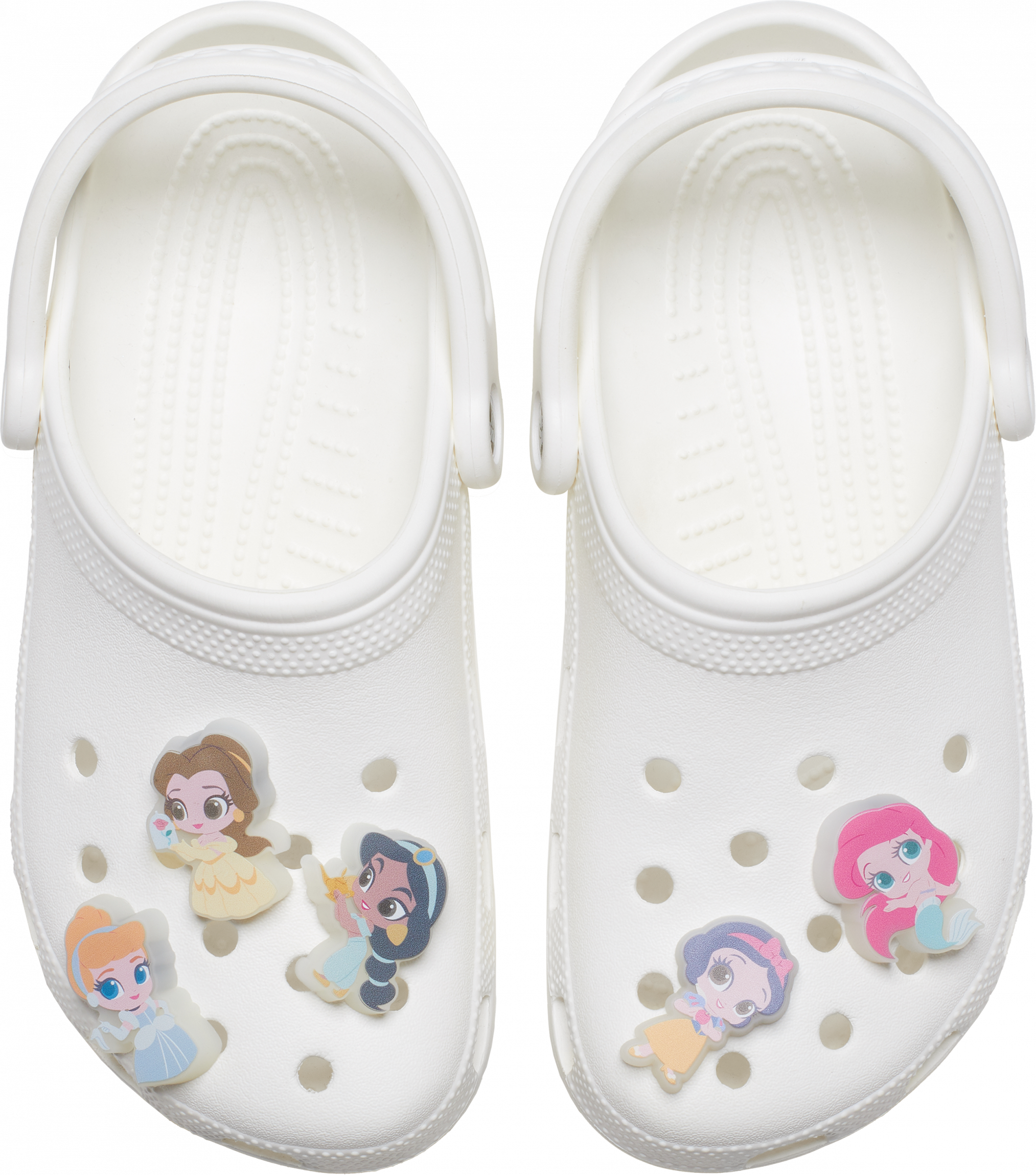 Odznáčky Jibbitz - Disney Princess LED - 5 ks