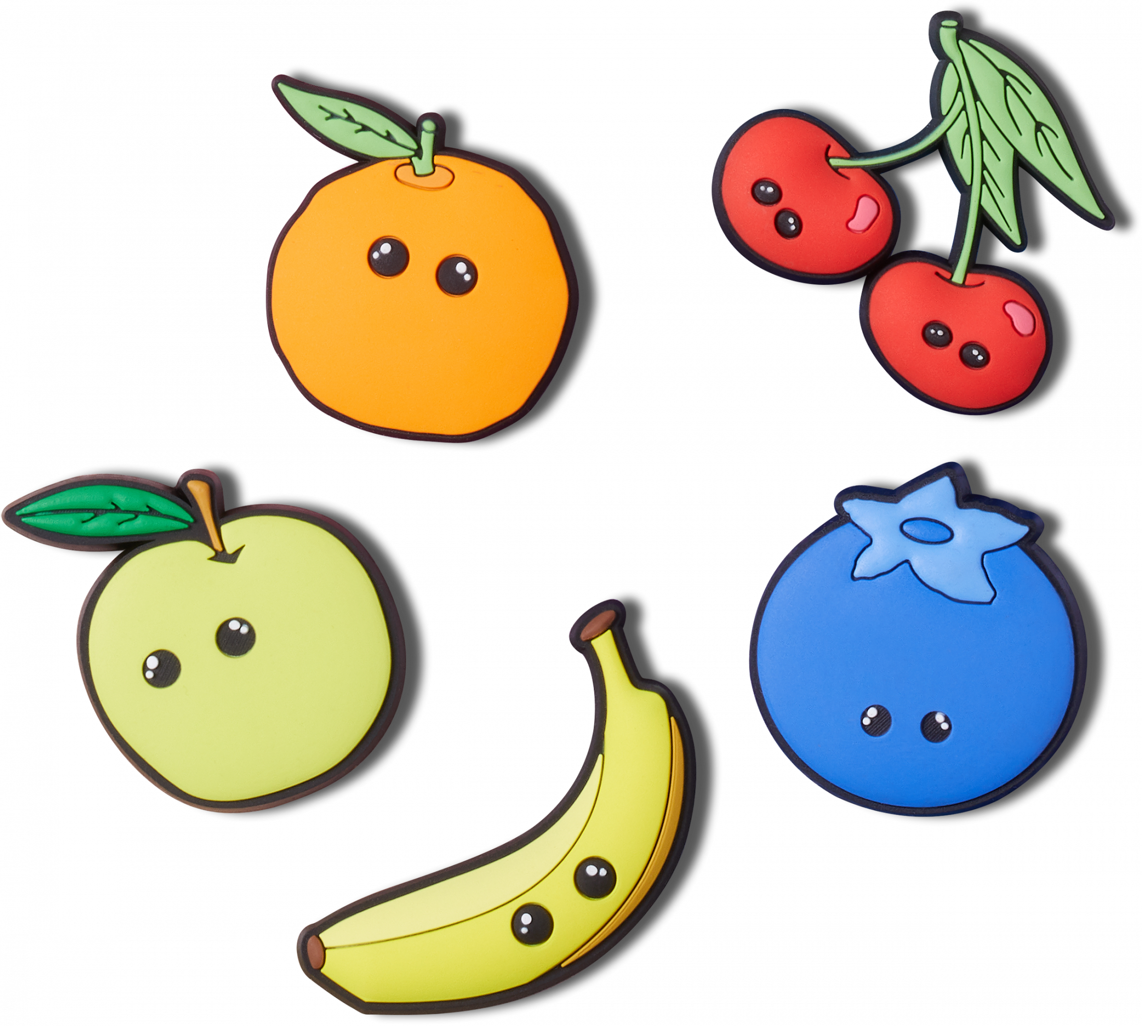 Odznáčky Jibbitz - Smile Fruit - 5 ks