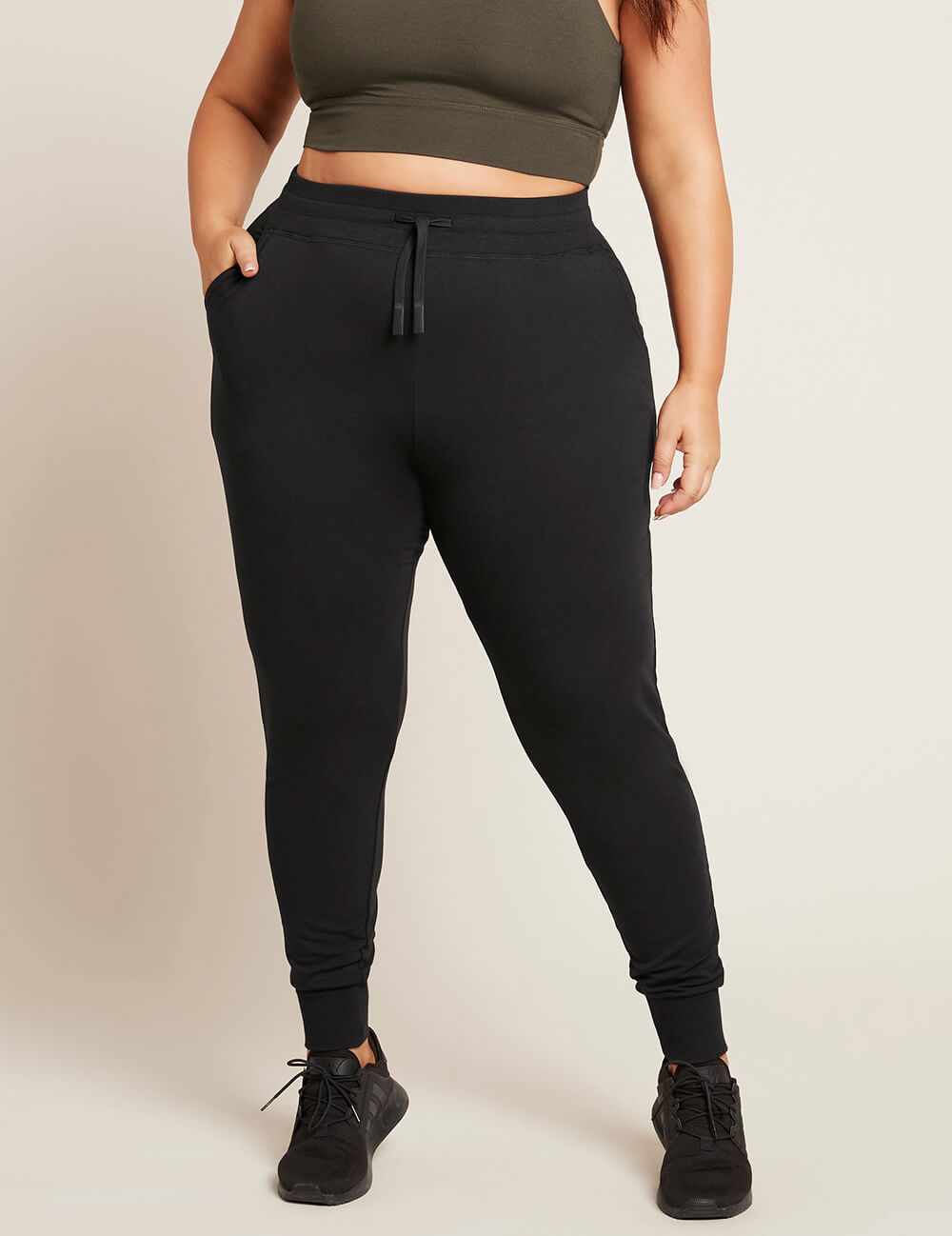 Dámské černé tepláky Boody Weekend Joggers