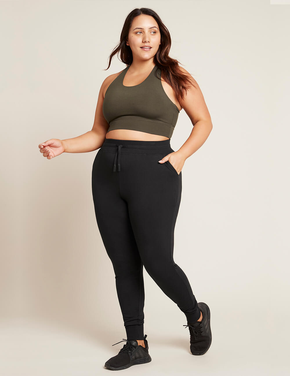 Dámské černé tepláky Boody Weekend Joggers