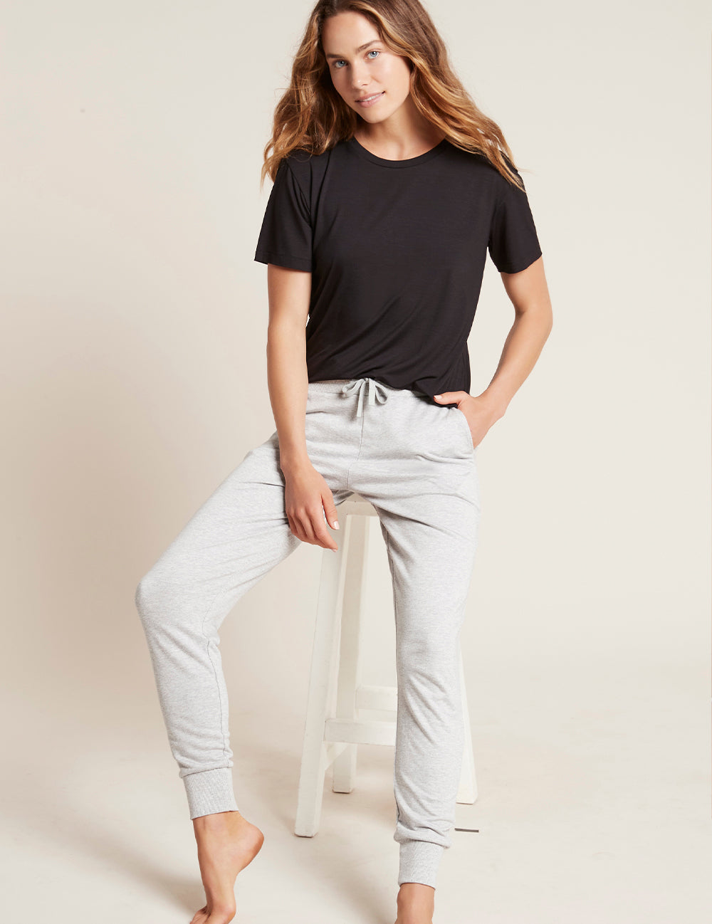 Dámské šedivé tepláky Boody Weekend Joggers