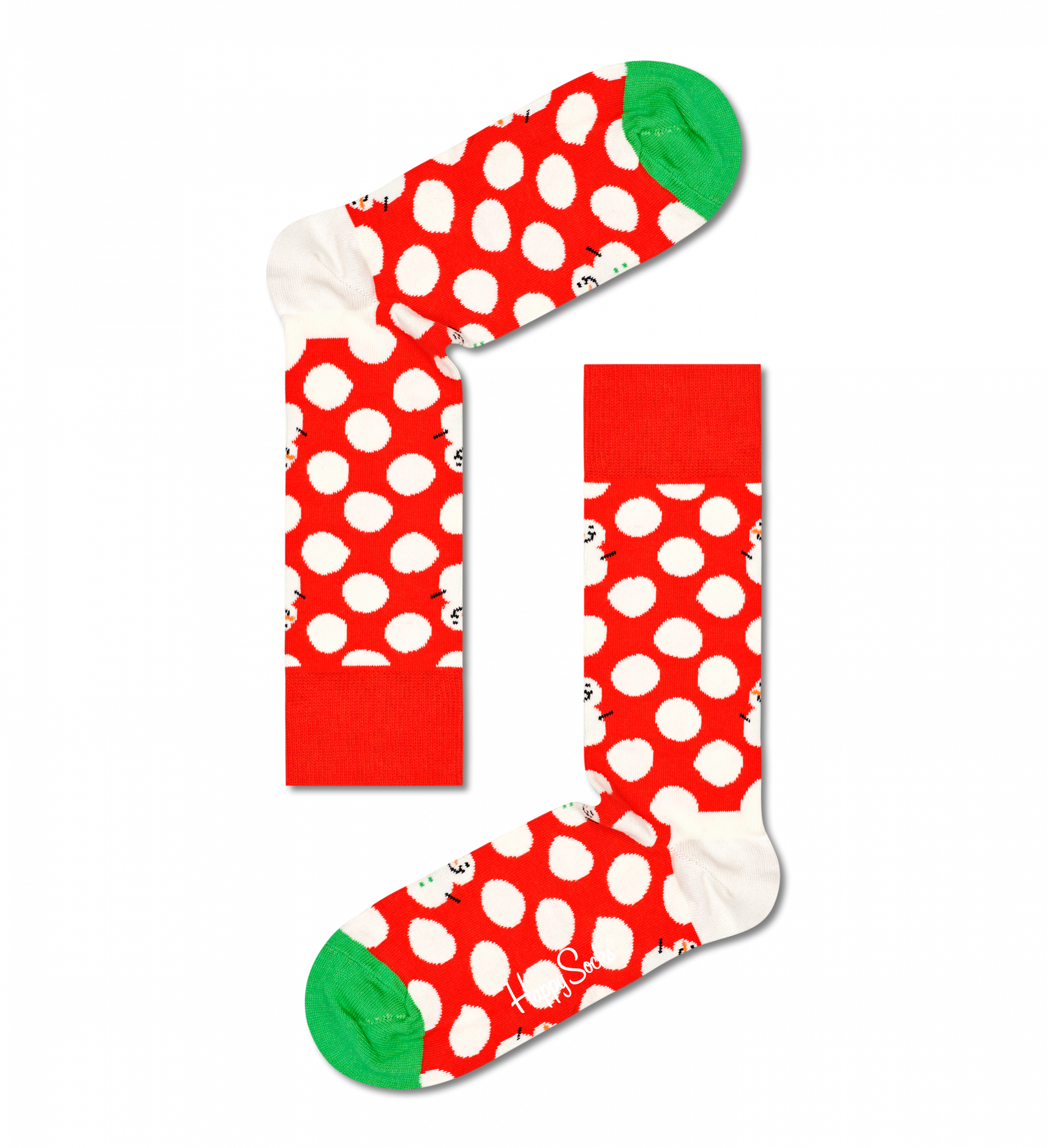 Dárkový box ponožek Happy Socks Big Dot Snowman - 2 páry