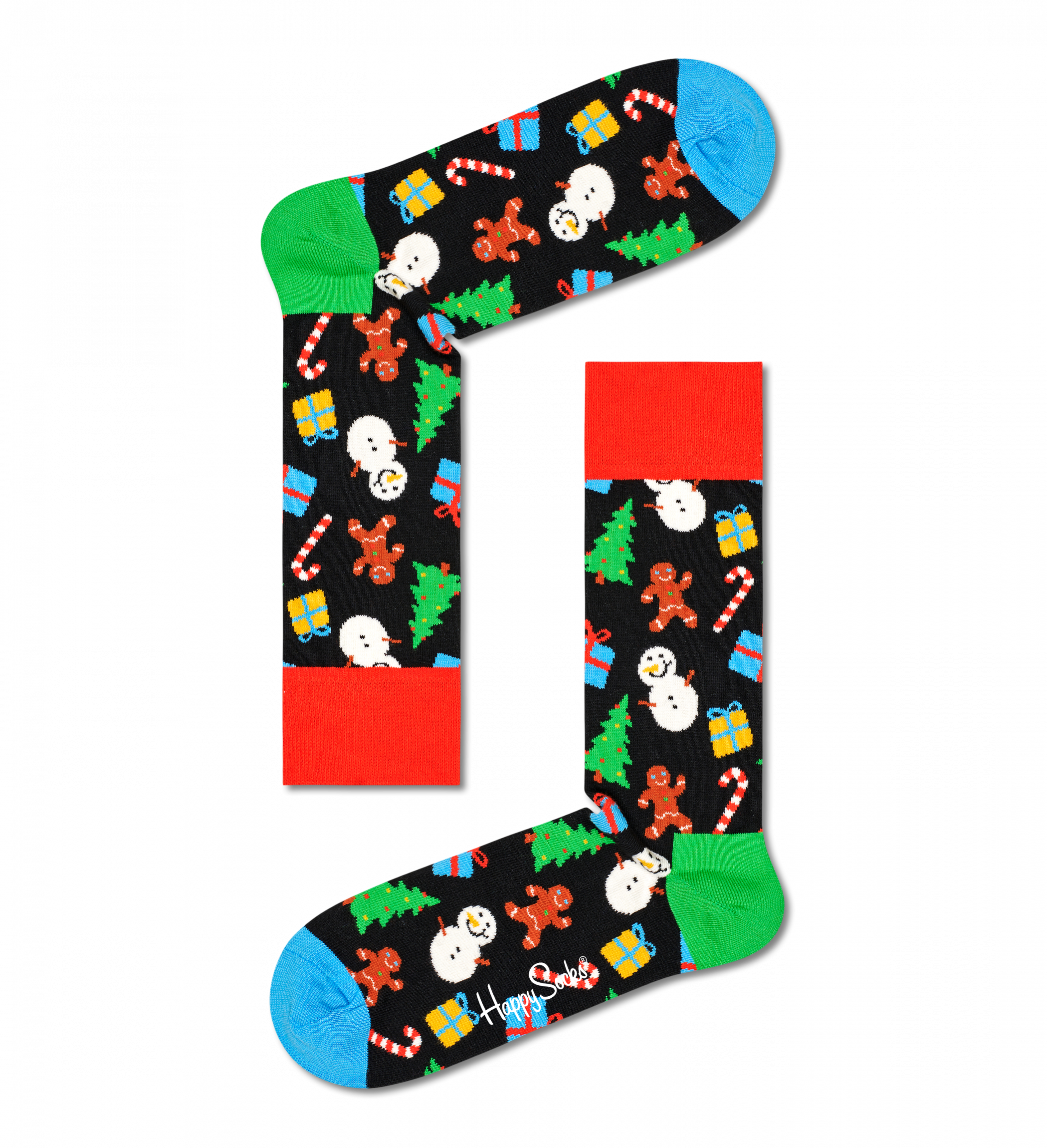 Dárkový box ponožek Happy Socks Big Dot Snowman - 2 páry