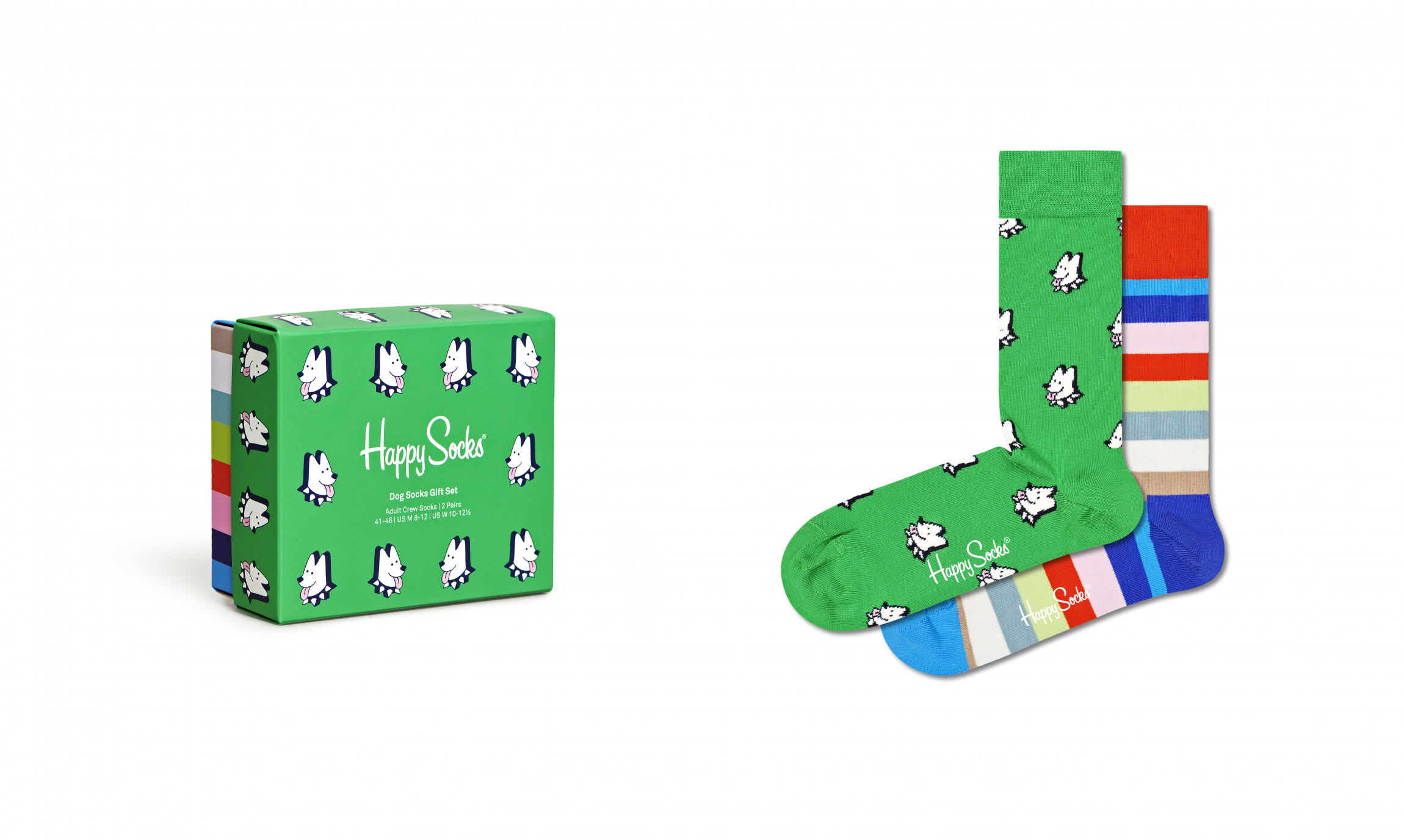 Dárkový box ponožek Happy Socks Dog - 2 páry