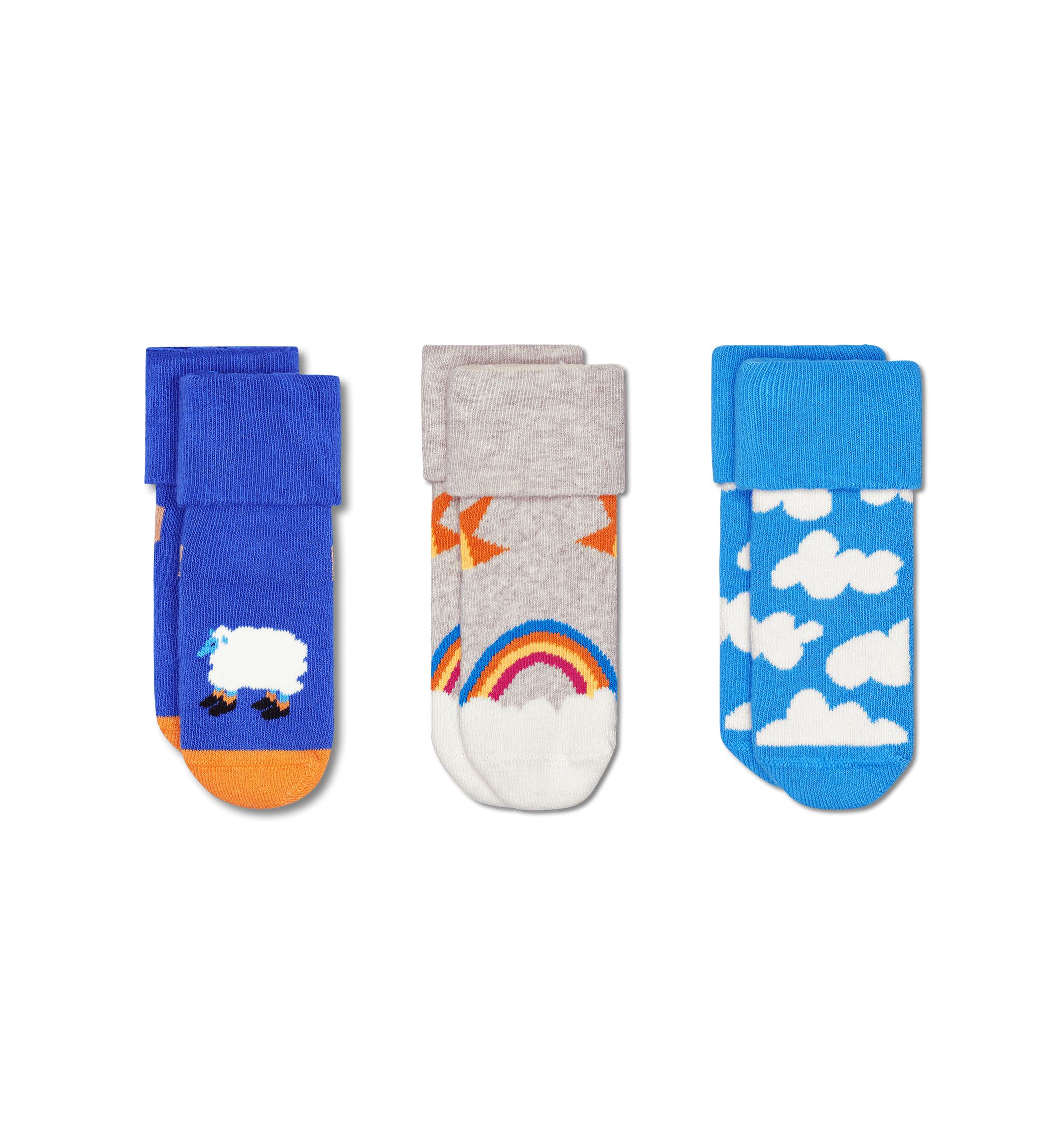 Dětský dárkový box ponožek Happy Socks Over The Clouds - 3 páry