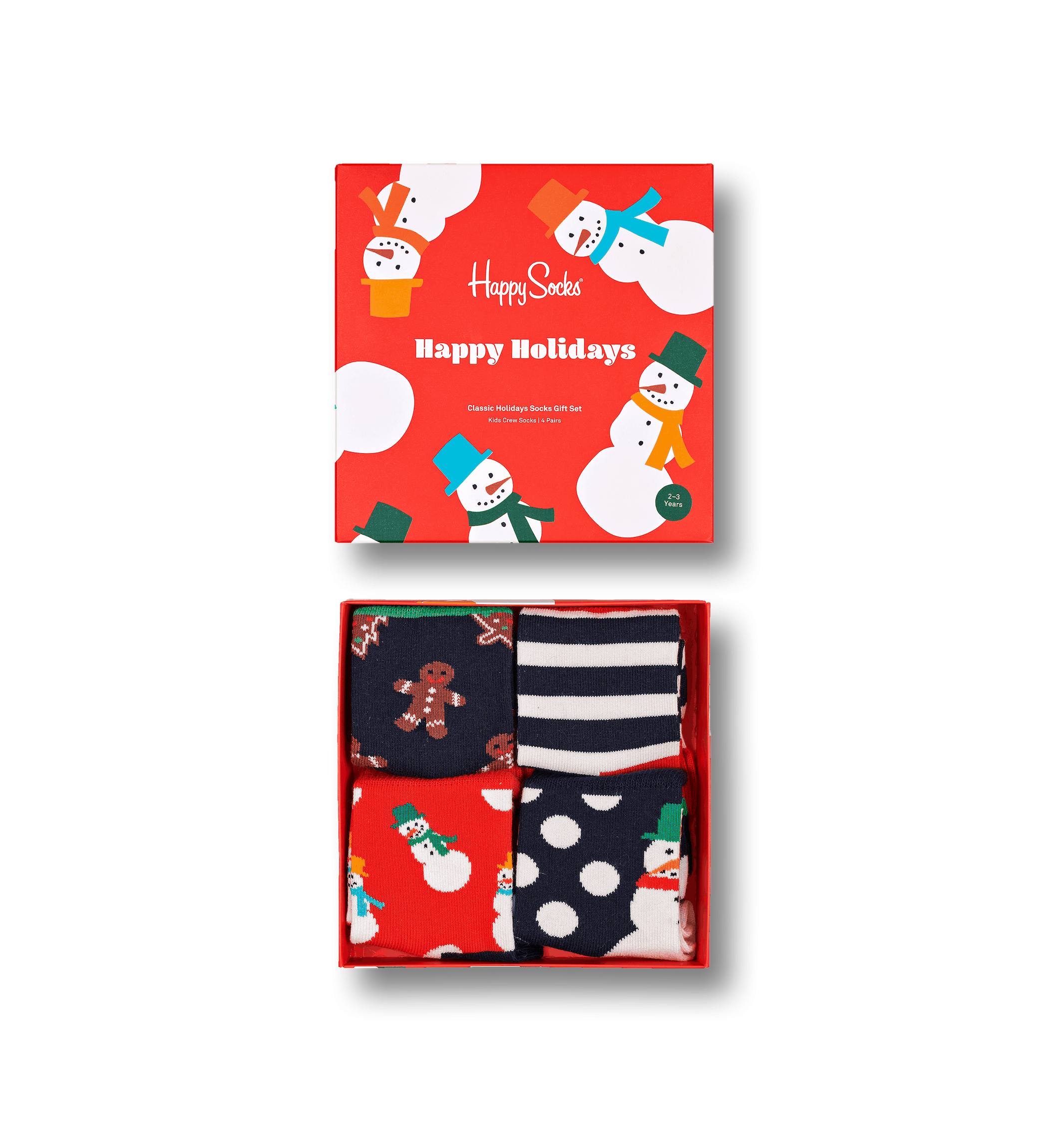 Dětský dárkový box ponožek Happy Socks Holiday - 4 páry