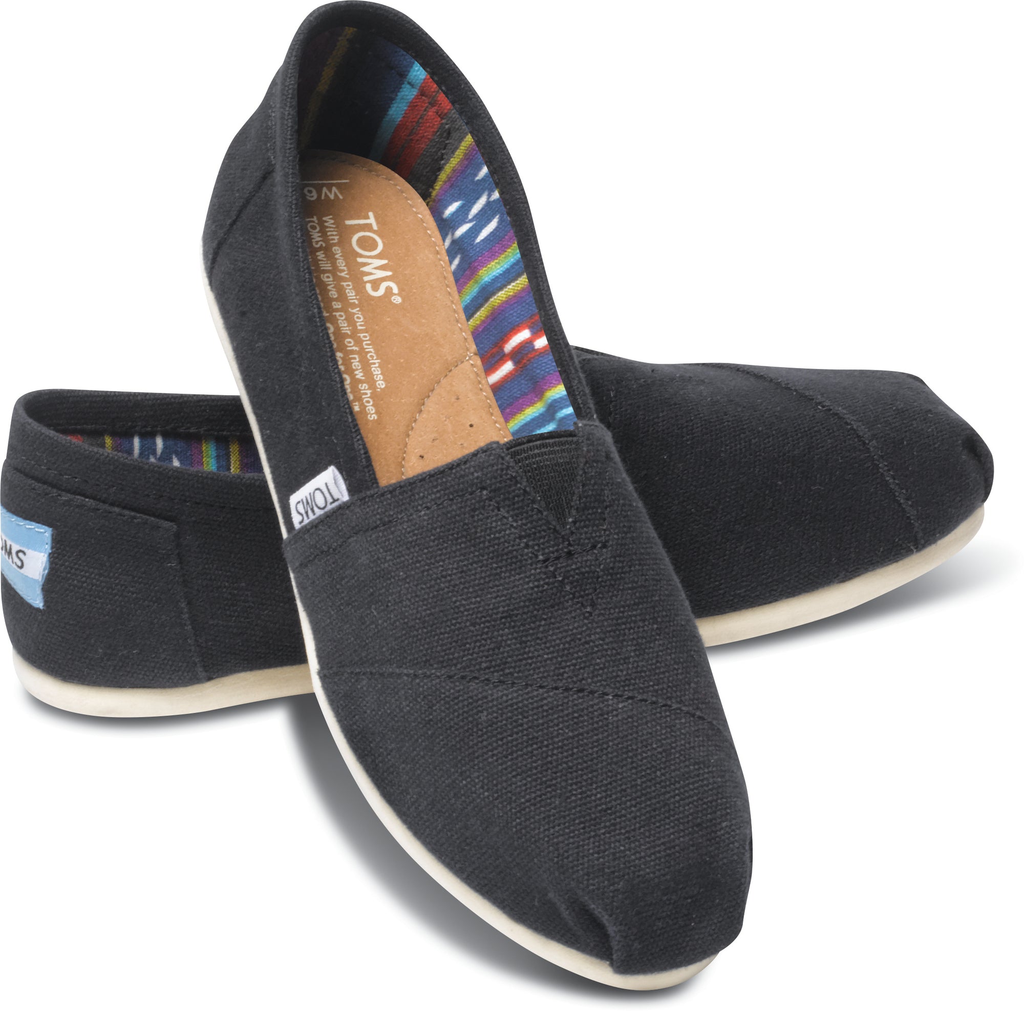 Dámské černé TOMS Core Classics Alpargata