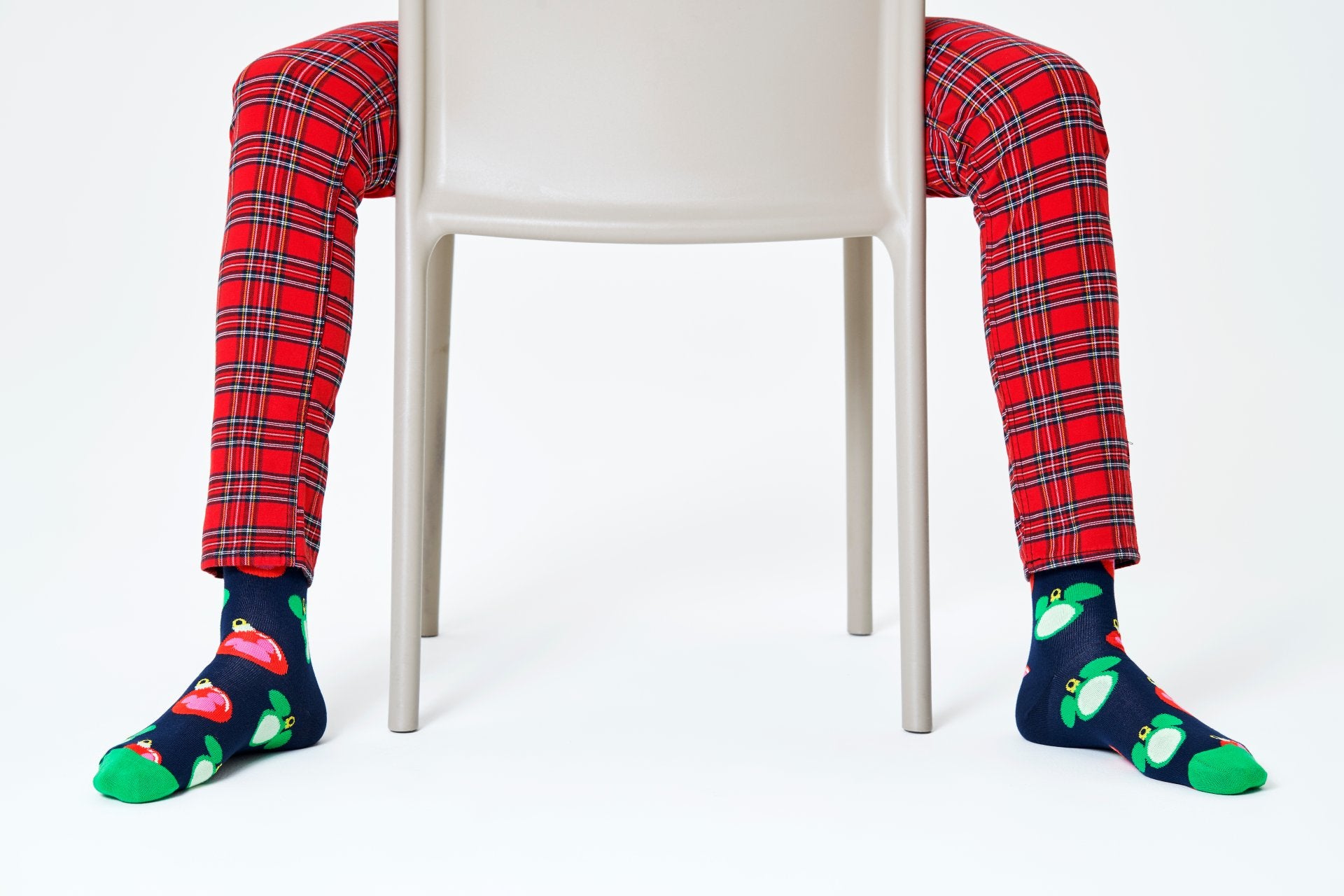Modro-zelené ponožky Happy Socks x Disney - vzor Baublelicious