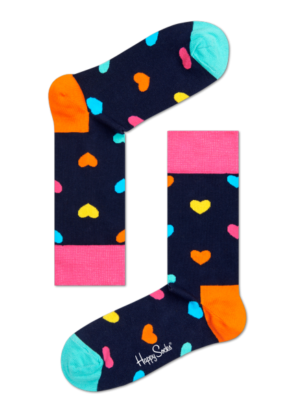 Dárkový box ponožek a trenýrek Happy Socks Valentine - 2 páry