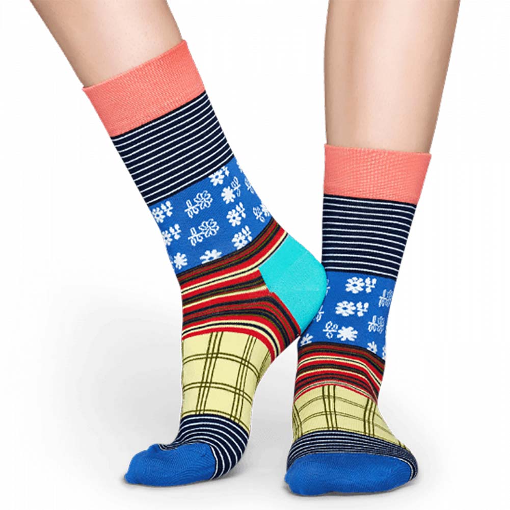 Barevné ponožky Happy Socks Multi X Iris Apfel